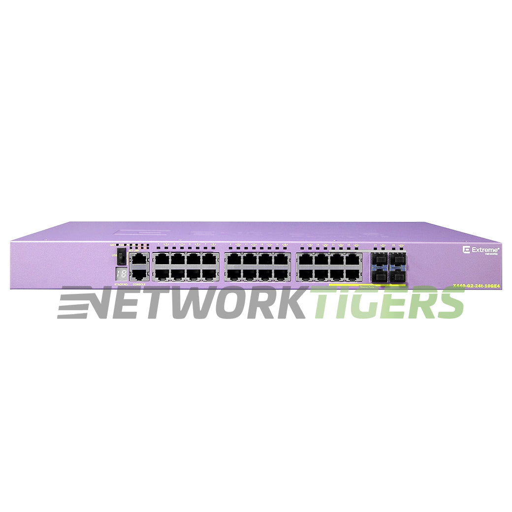 Extreme 16532 X440-G2-24t-10GE4 24x 1GB RJ45 8x 1GB SFP Switch