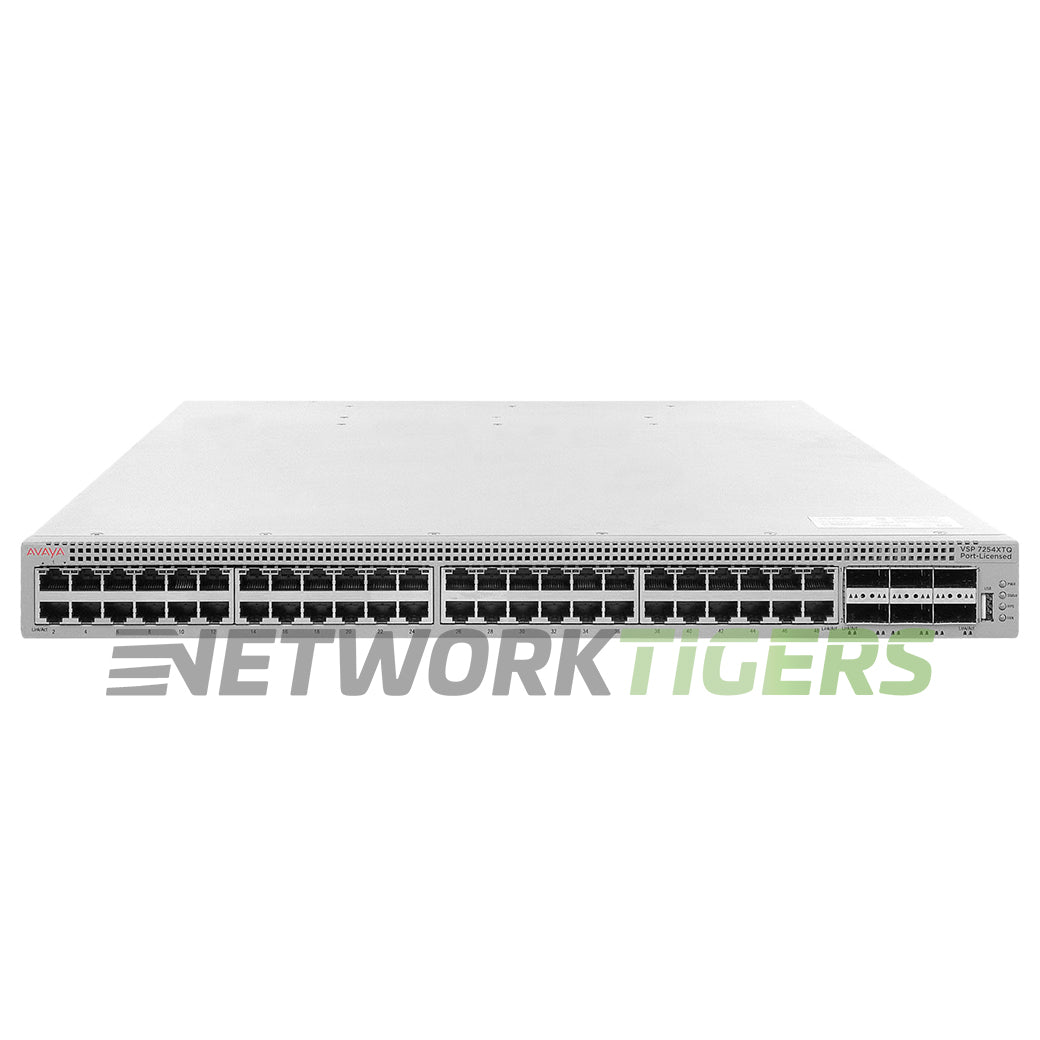 Extreme EC7200A4F-E6 VSP 7254XTQ 24x 10GB Copper 4x 40GB QSFP+ F-B (AC) Switch