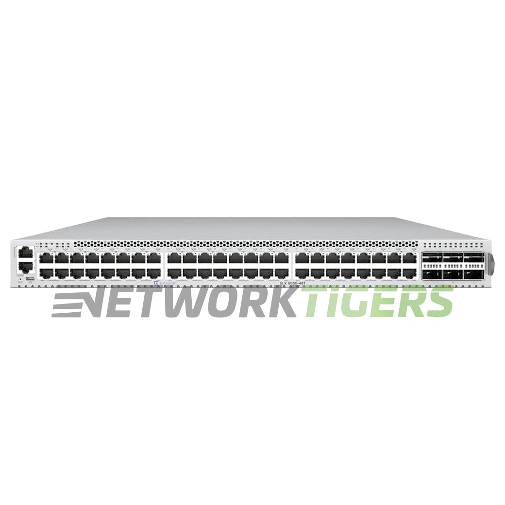 NEW Extreme EN-SLX-9030-48T-4C 48x 10GE Copper 4x 100G QSFP28 No Fans/PSU Switch