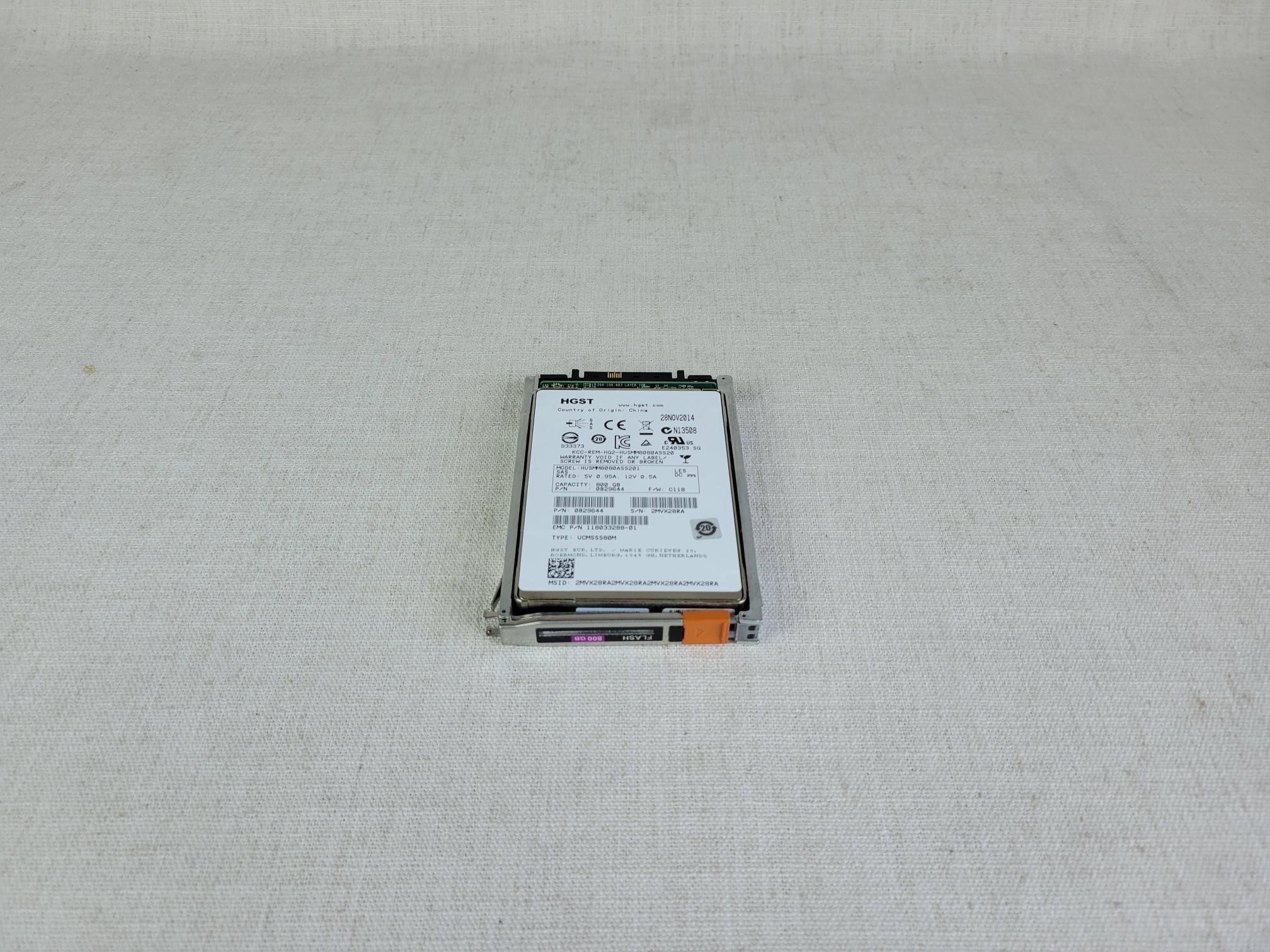 EMC XtremIO - 800GB 2.5" 6G MLC SSD – PN: 005050674