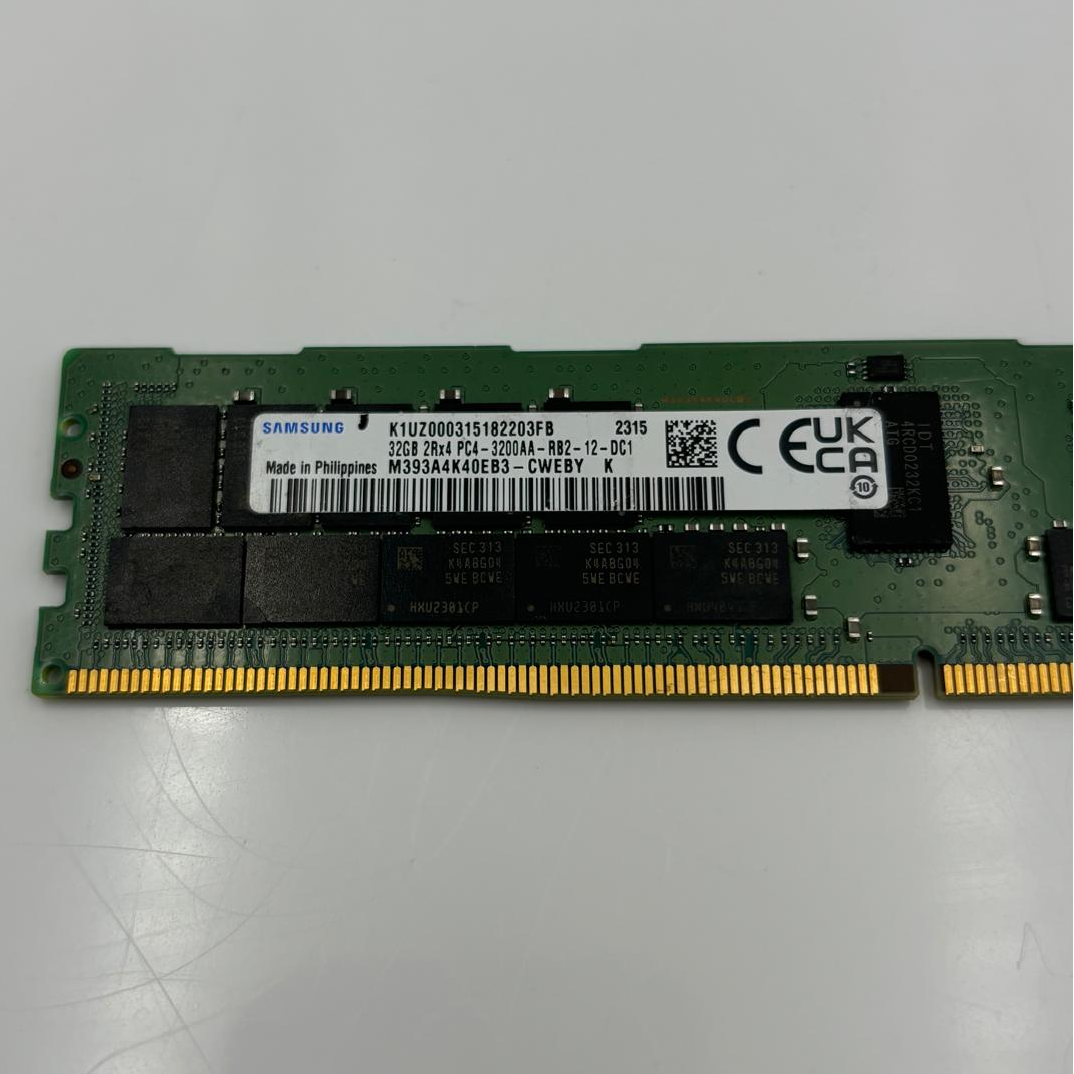 Samsung M393A4K40EB3-CWEBY 32GB RDIMM - Label View | Alo Tech Solutions