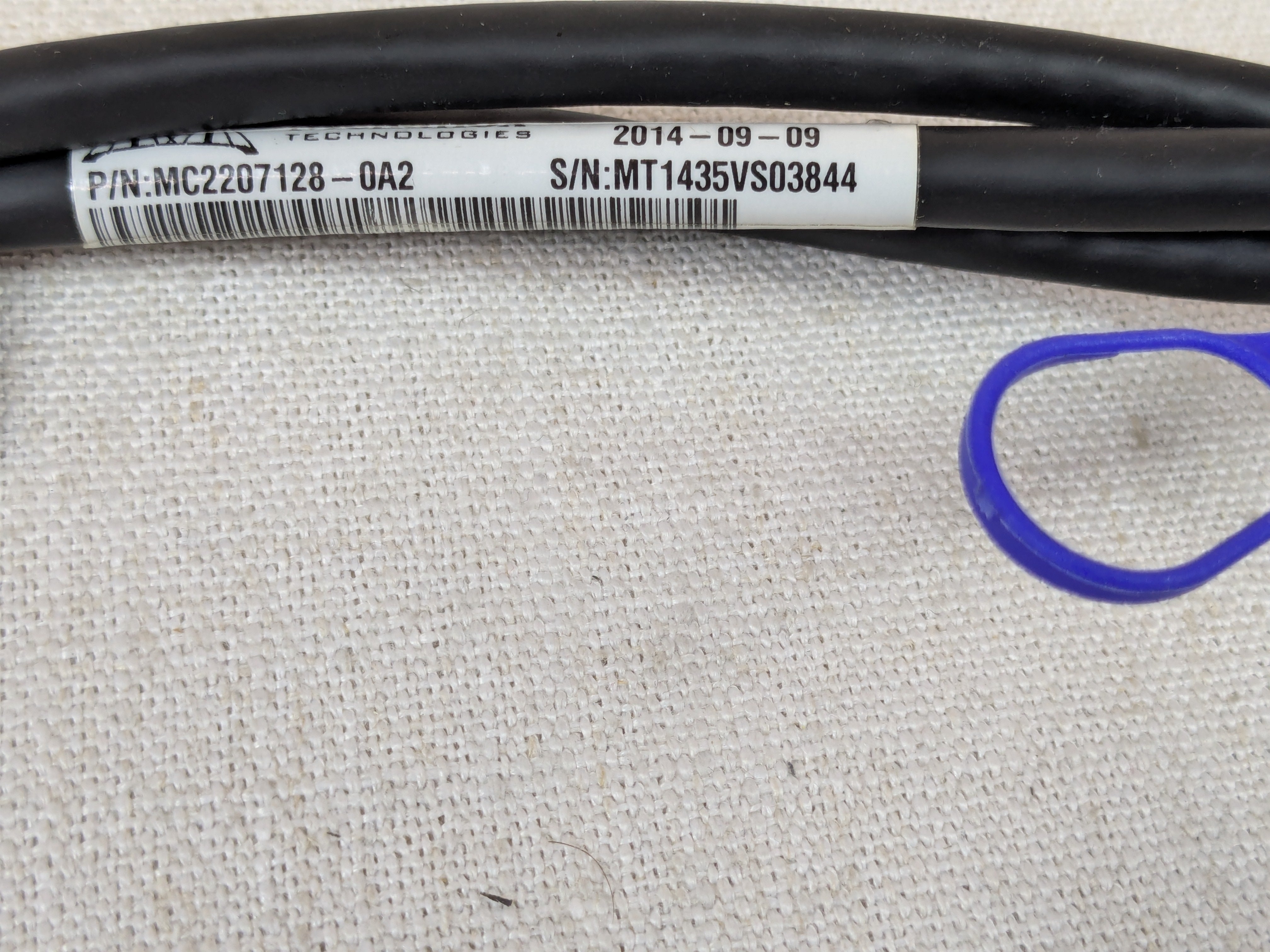 Mellanox MC2207128-0A2 2.5m 56GB QSFP Passive Copper Cable