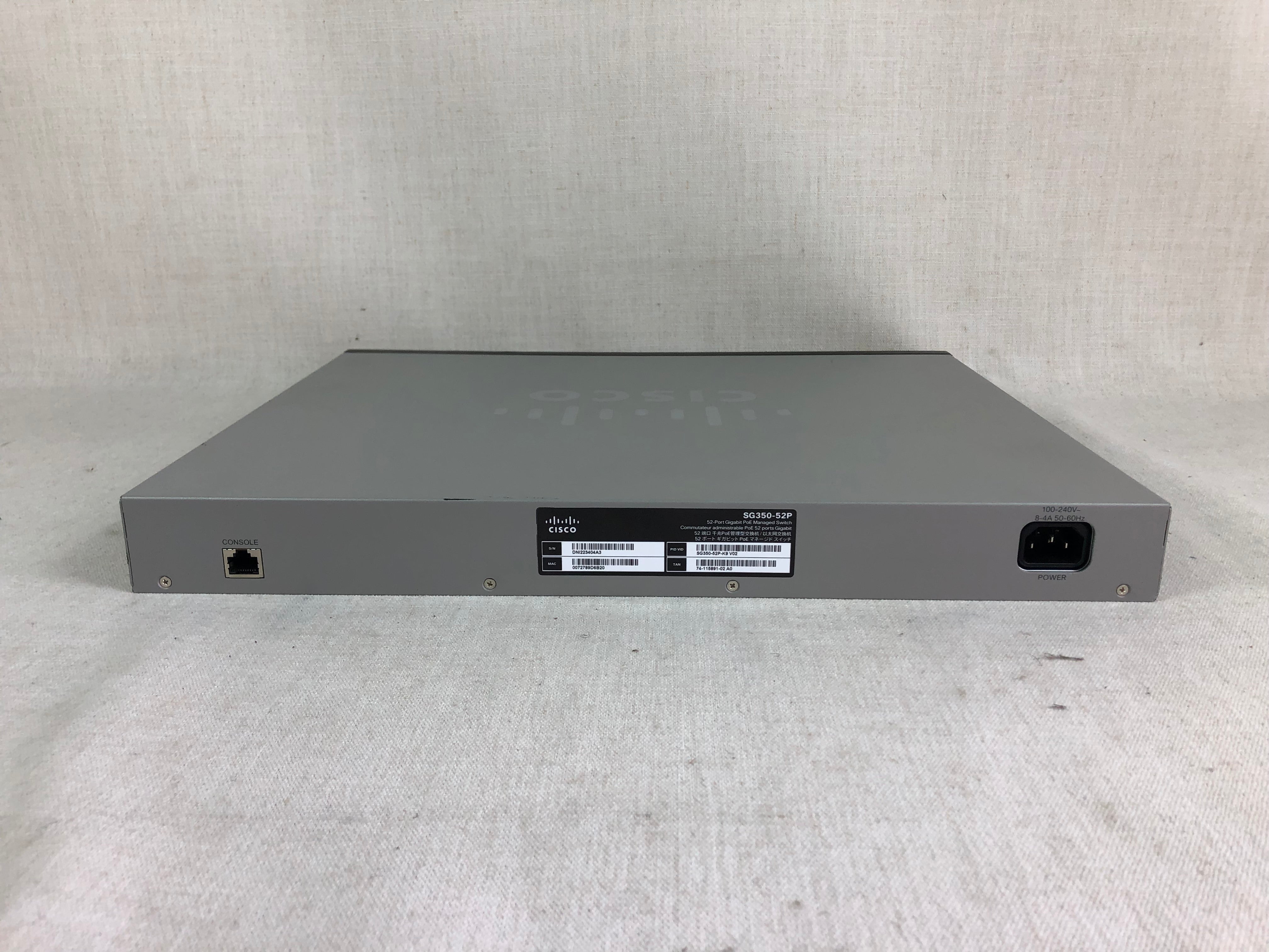 Cisco SG350-52P-K9 52 Port PoE Stackable Managed Switch