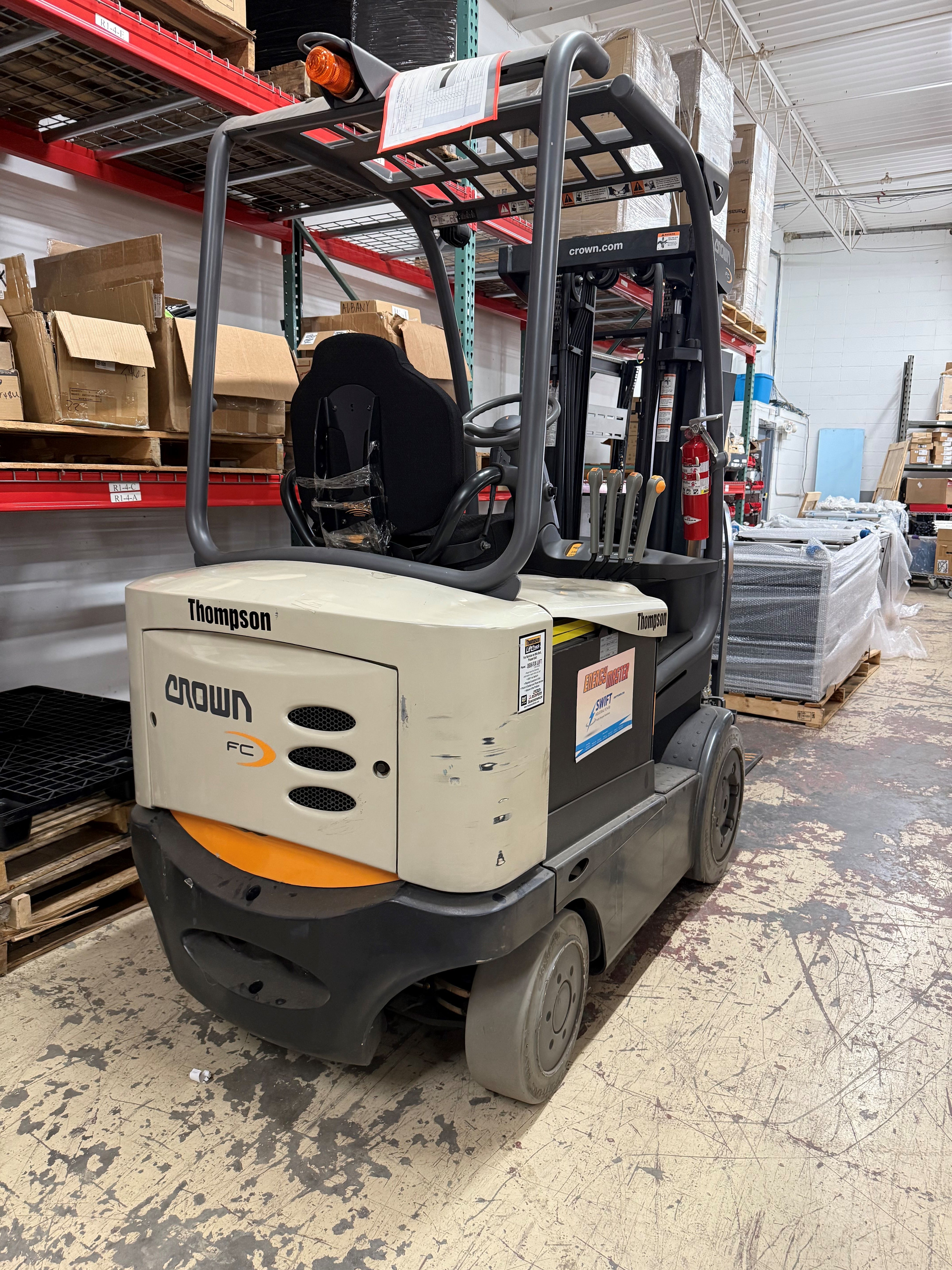 Crown 2022 FC5215-50 Electric Forklift Sit-down lift | Odometer 1037
