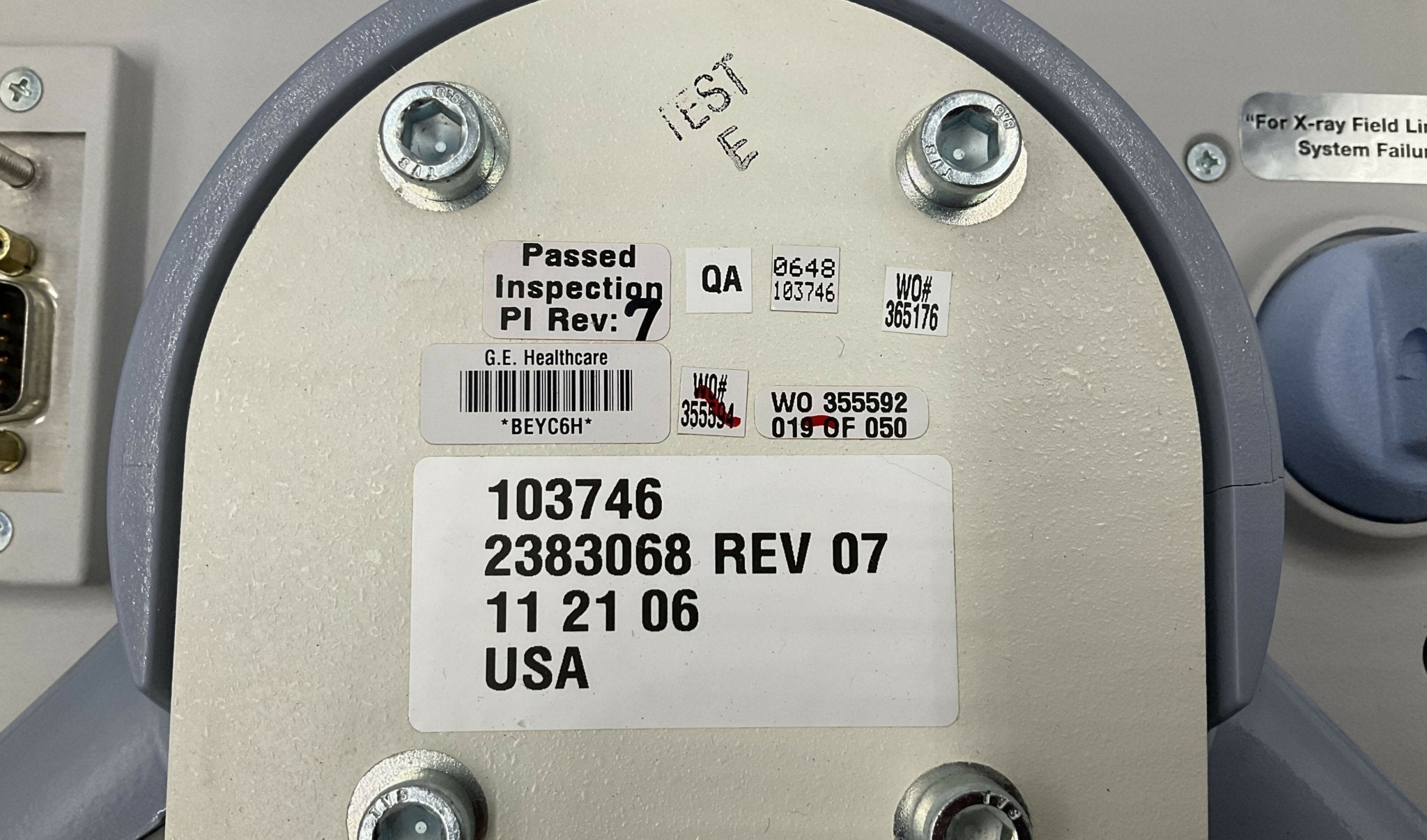 Falcon OTS UIF Console (2383068 REV 07 GE