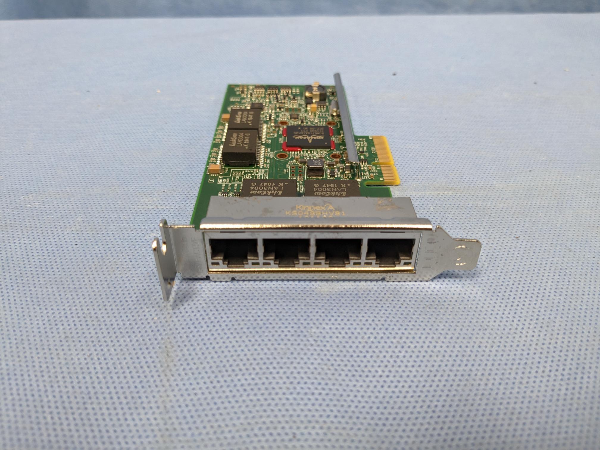 Dell YGCV4 Broadcom 5719 Quad-Port 1GB Ethernet PCIe Network Adapter Low Profile