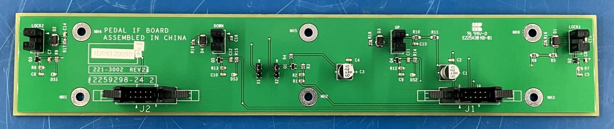 Film Changer Silhouette I/F Pedal Board (2259298-24 REV 2) GE