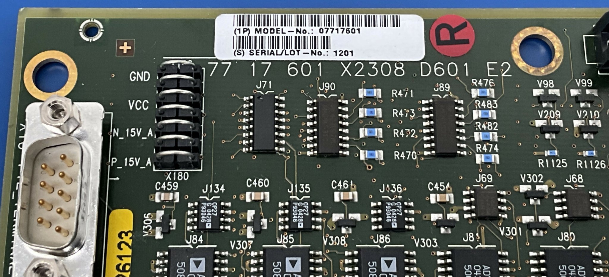 FIL/RAC Controller D601 Board (07717601/7717601) SIEMENS