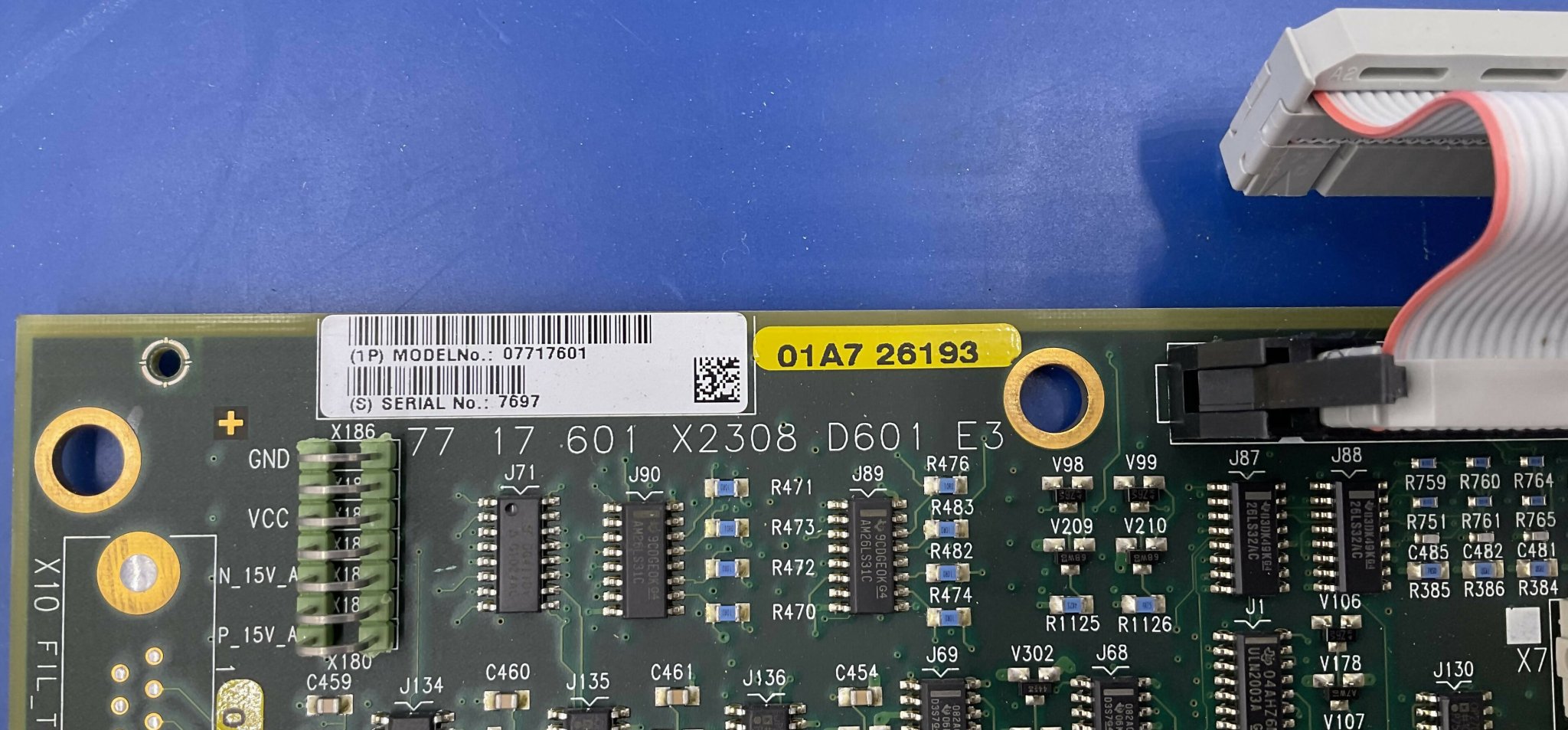 Siemens 7717601 - FIL/RAC Controller D601 Board PCB Connector | Alo Tech Solutions
