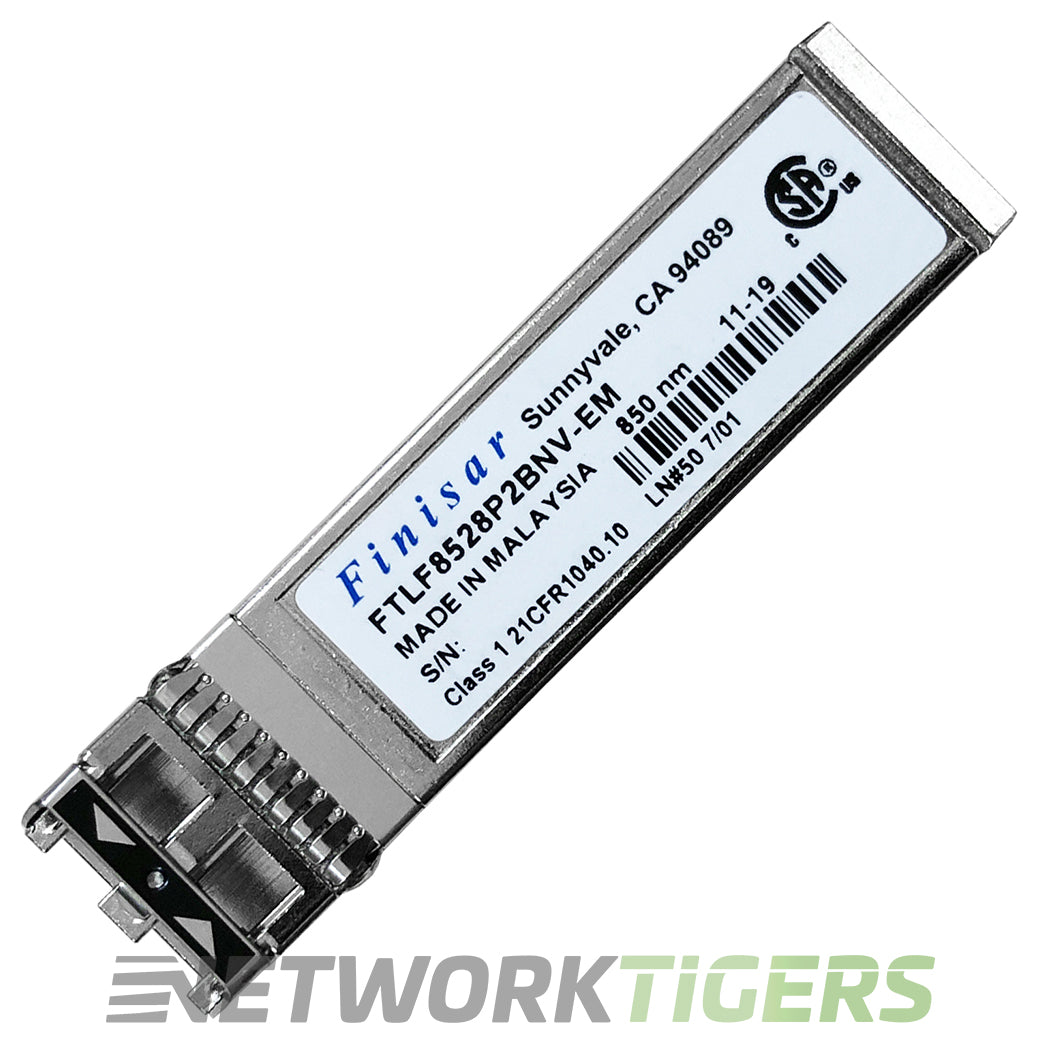 NEW Finisar FTLF8528P2BNV-EM 8Gb SWL SFP+ 850nm 150m Fibre Channel Transceiver