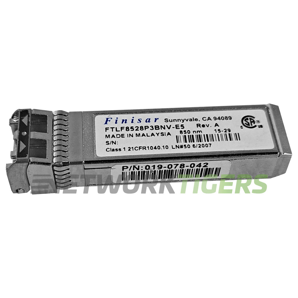 Finisar FTLF8528P3BNV-E5 8GB 150m SFP+ Fibre Channel Optical Transceiver