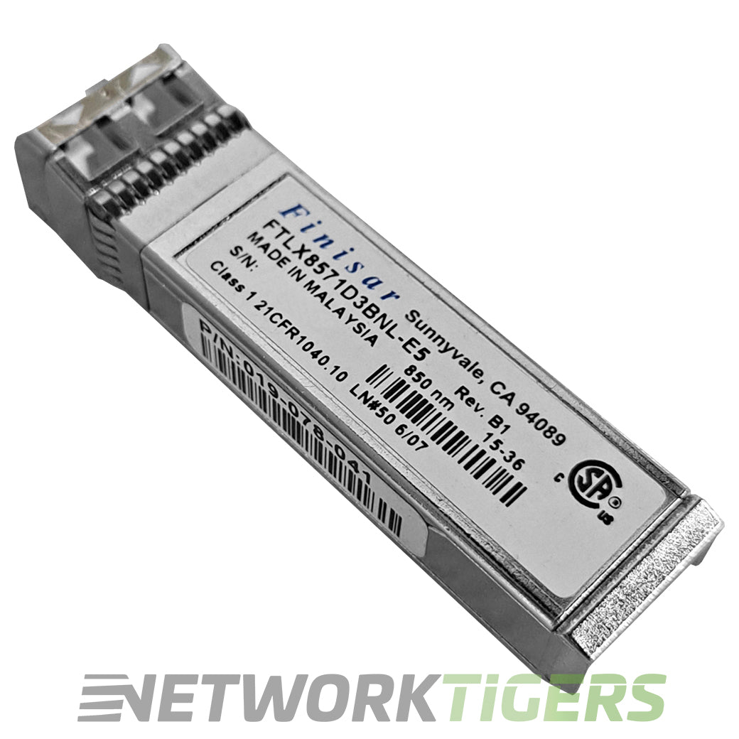 Finisar FTLX8571D3BNL-E5 10GB BASE-SR 850nm SFP+ Transceiver