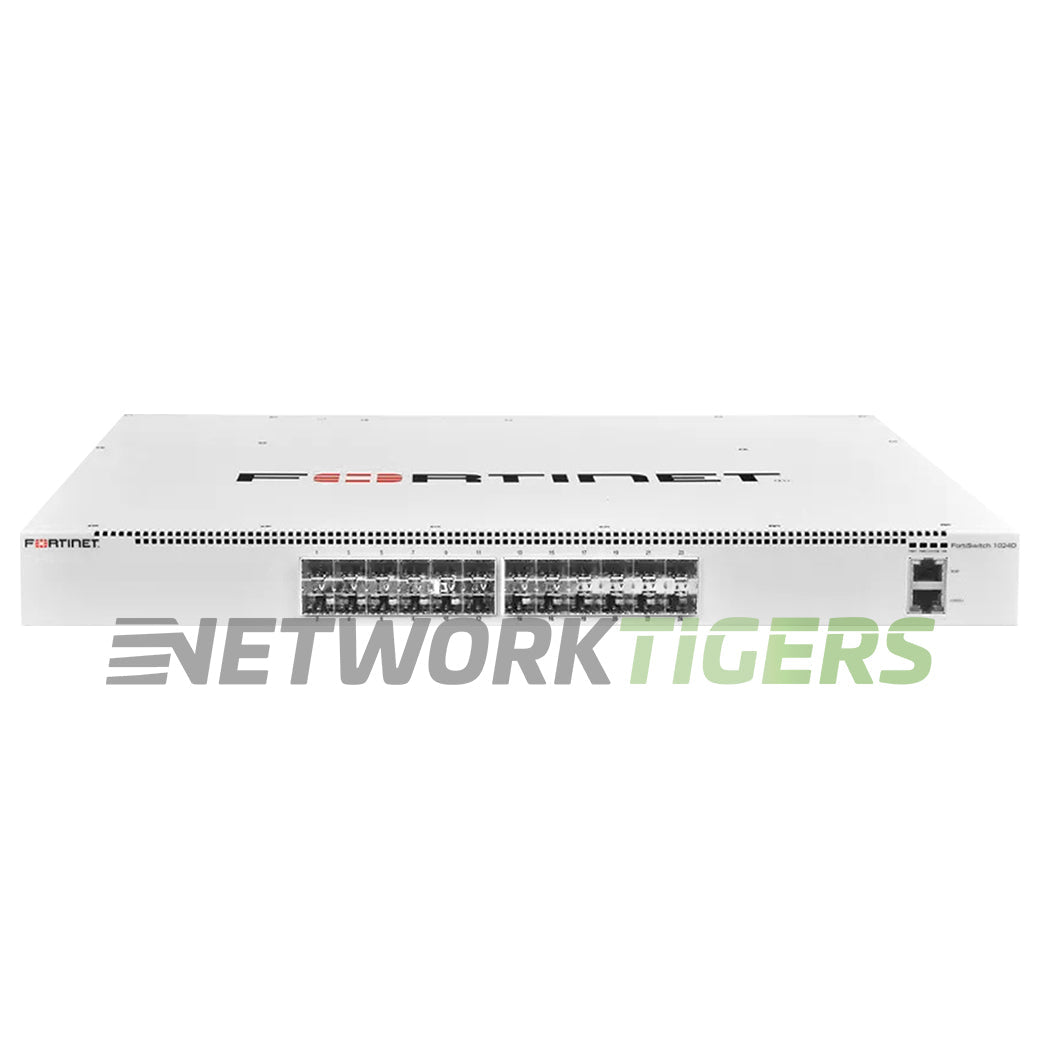 Fortinet FS-1024D 1000 Series 24x 10GB SFP+ F-B Air Local Management Only Switch