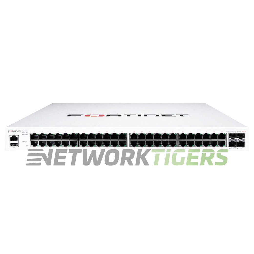 Fortinet FS-448E-POE 400 Campus 48x 1GB RJ45 (24x PoE+) 4x 10GB SFP+ Switch