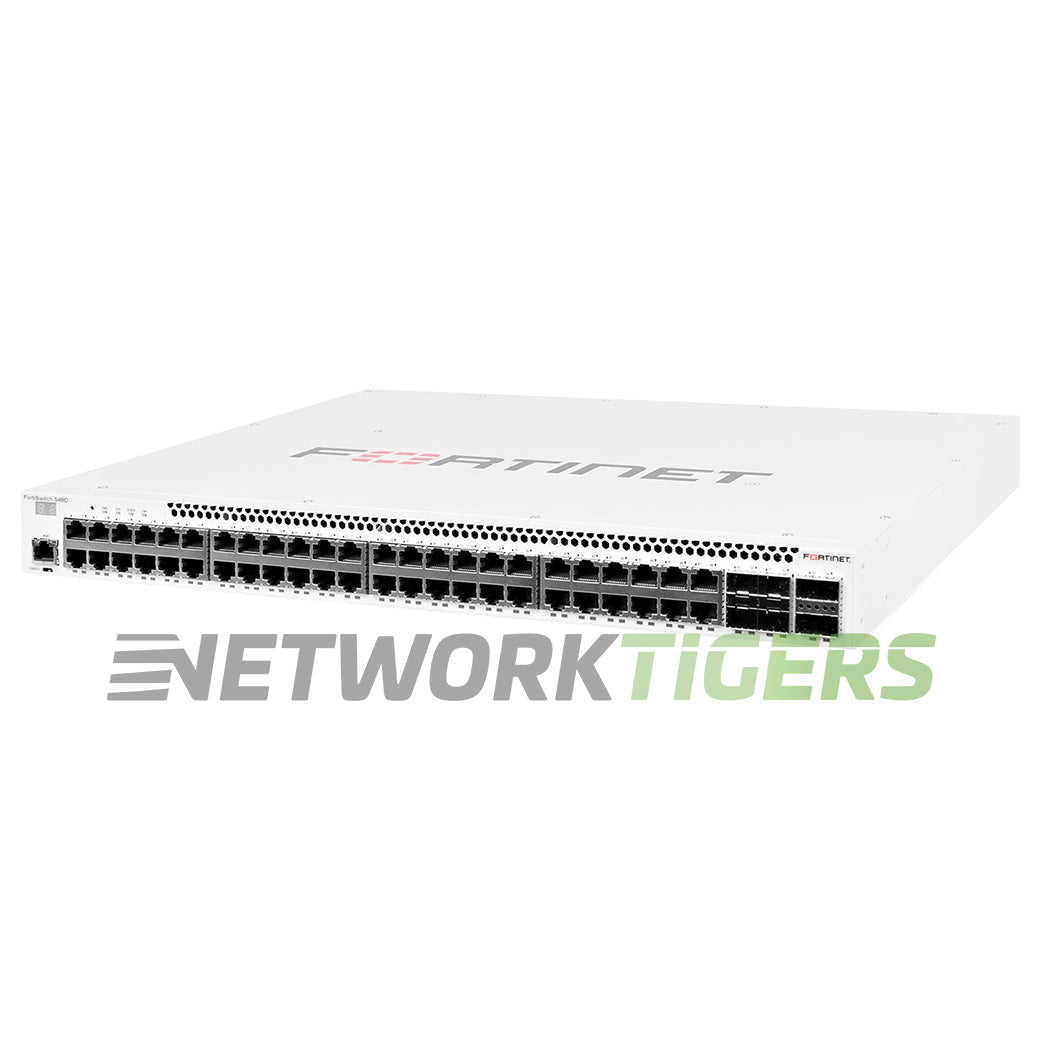 NEW Fortinet FS-548D 500 Campus 48x1GB RJ45 Registrable / Unclaimed Switch