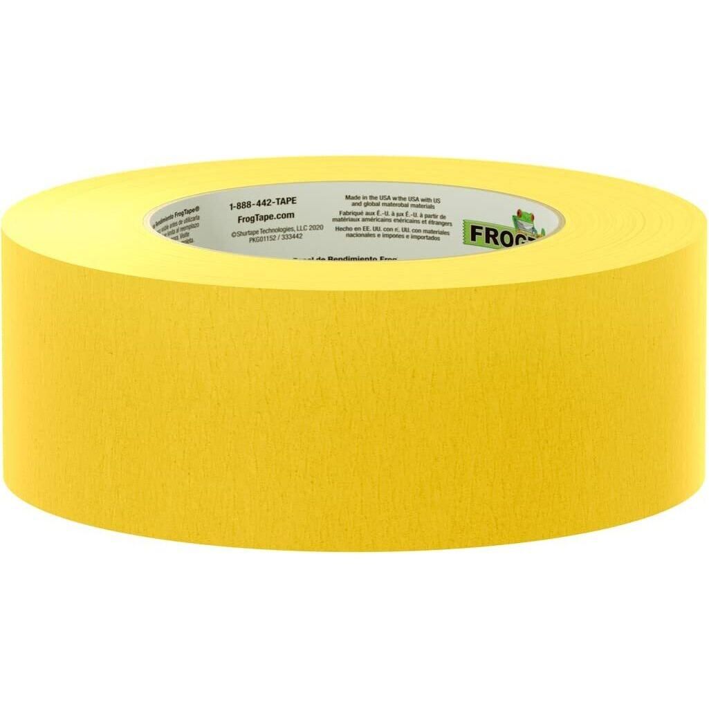 Shurtape 105322 Frogtape 225 Gold Performance Grade Masking Tape, 2" x 180', Gold