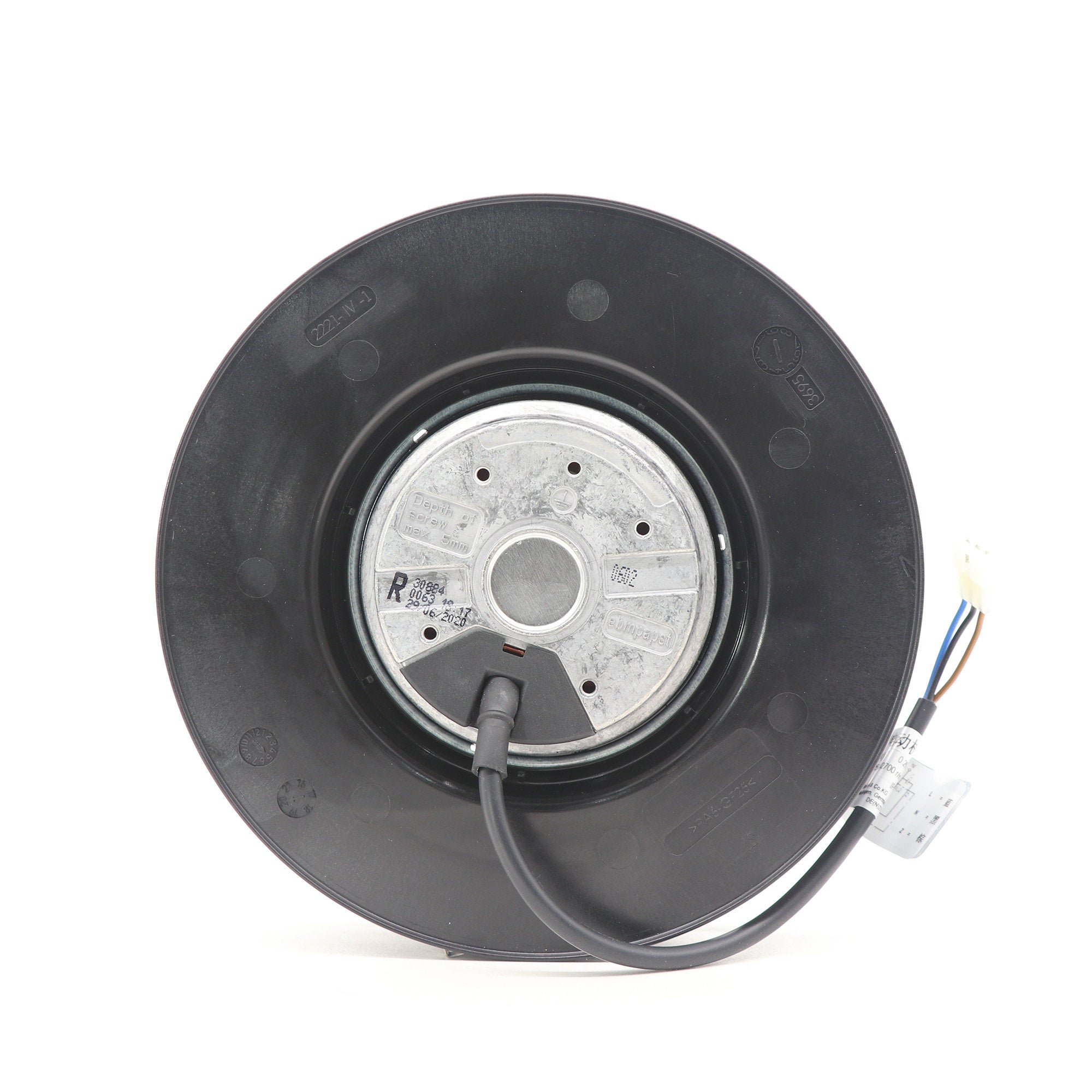 R2E190-AE77-B8/R2E190-AO26-30 EBM-PAPST centrifugal fan 1-230V 58/75/80W 0.26/0.34/0.35A 2500/2700rpm