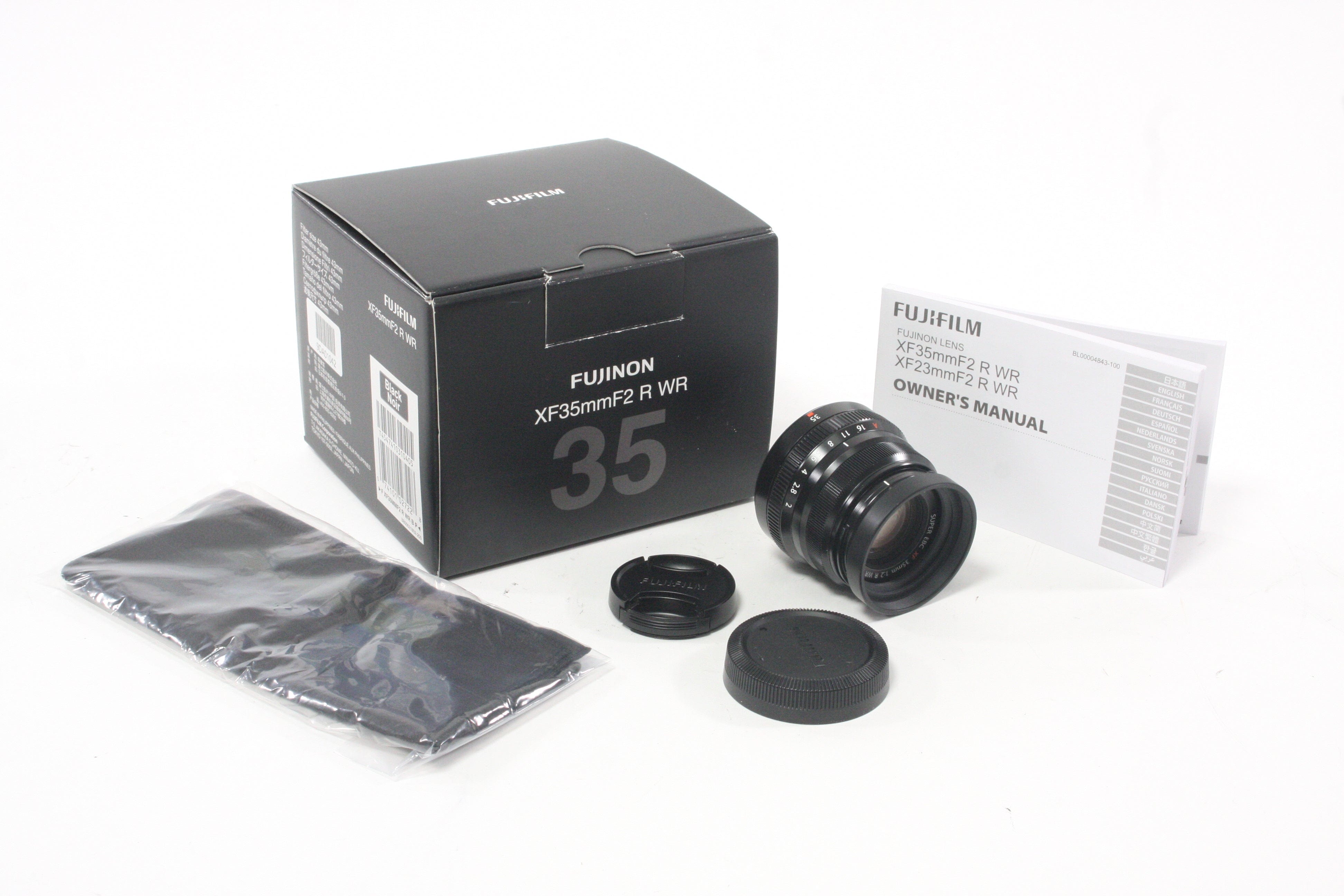 Fuji 35mm f/2 R WR Lens for Fuji X Mount