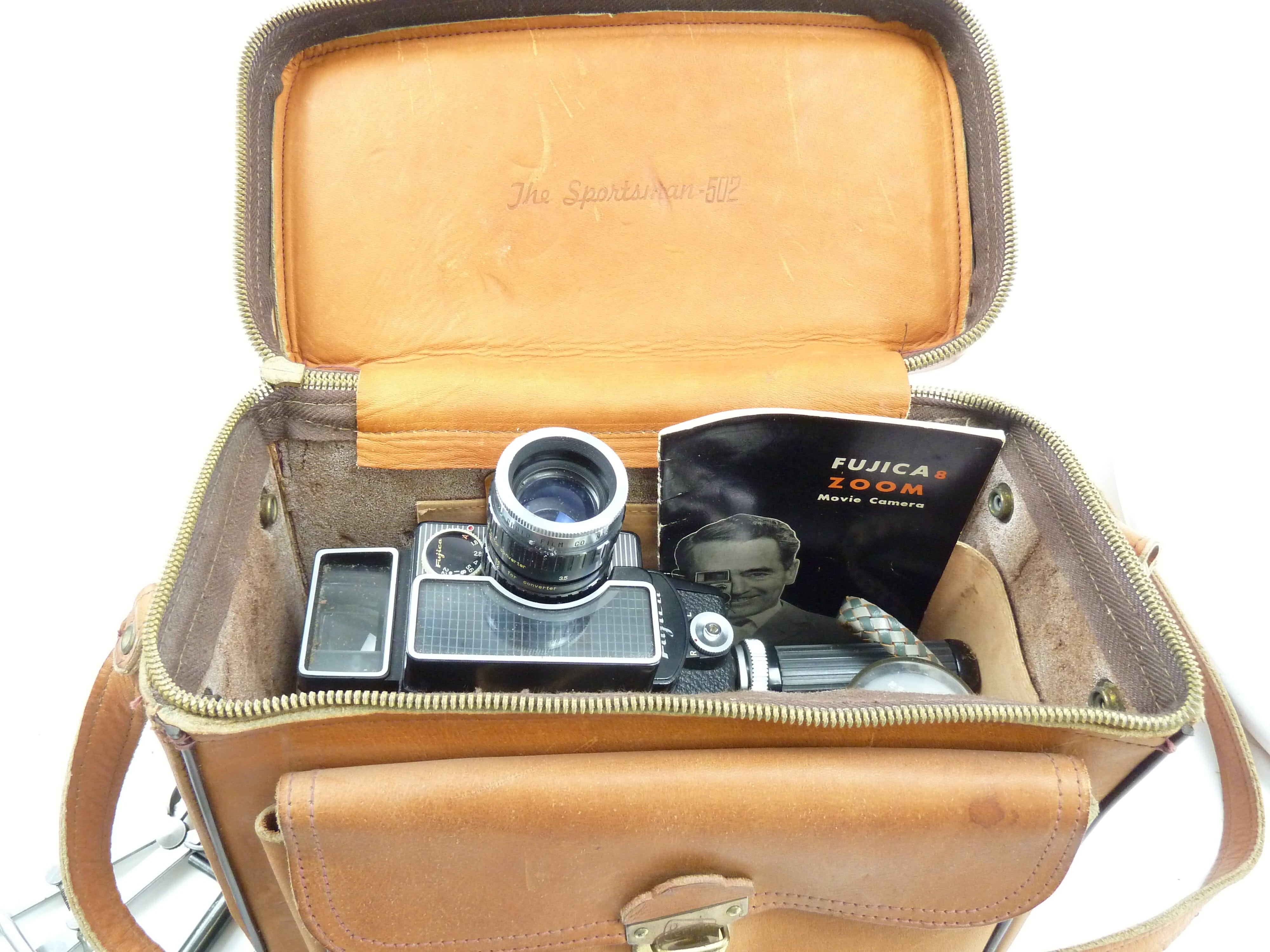 Fuji Zoom 8 Regular 8mm Movie Camera Kit AS-IS