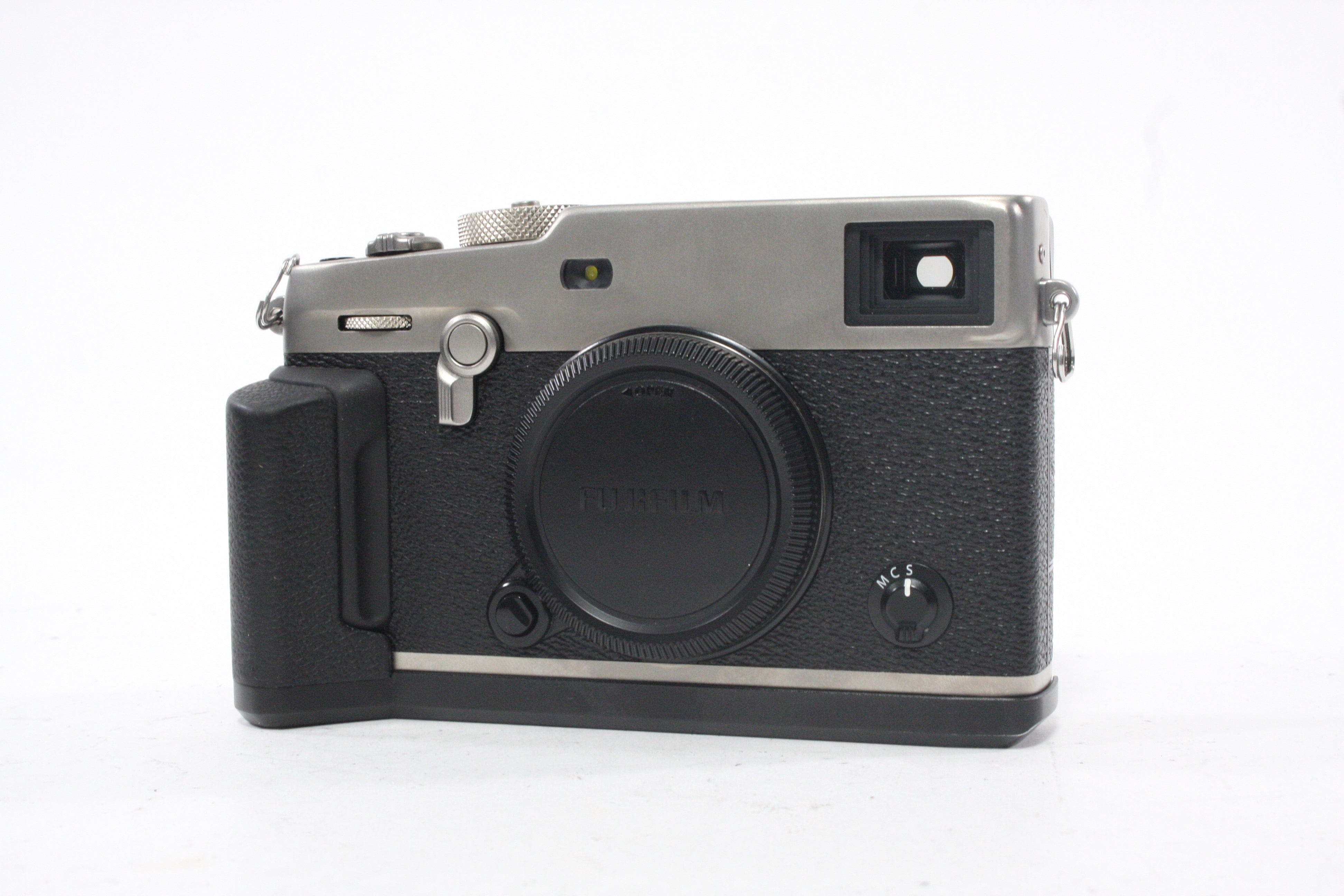 Fujifilm X-Pro3 Mirrorless Digital Camera with Titanium Grip Extender Shutter Count 1197