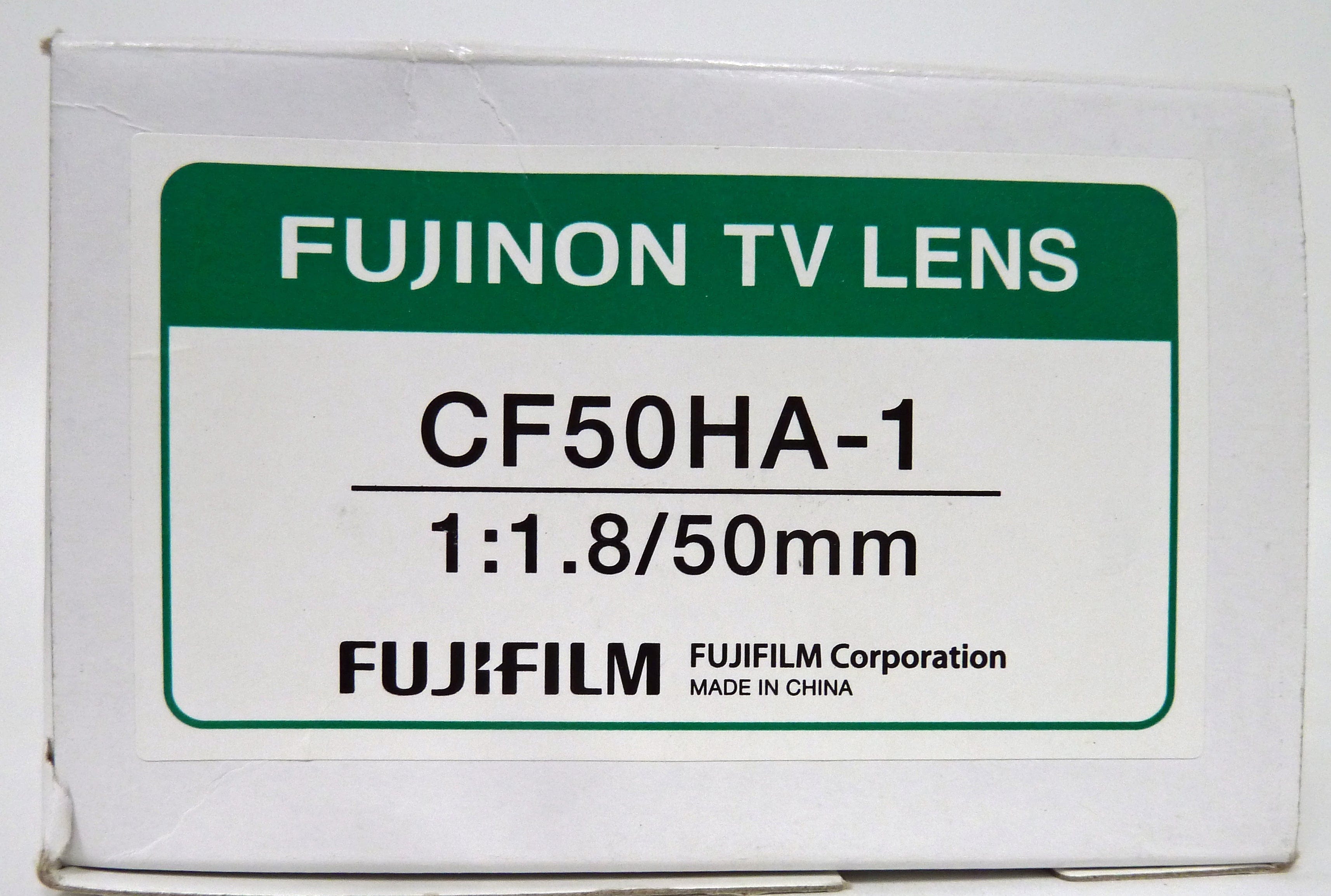 Fujinon CF50HA-1 50mm F1.8 TV Lens C Mount