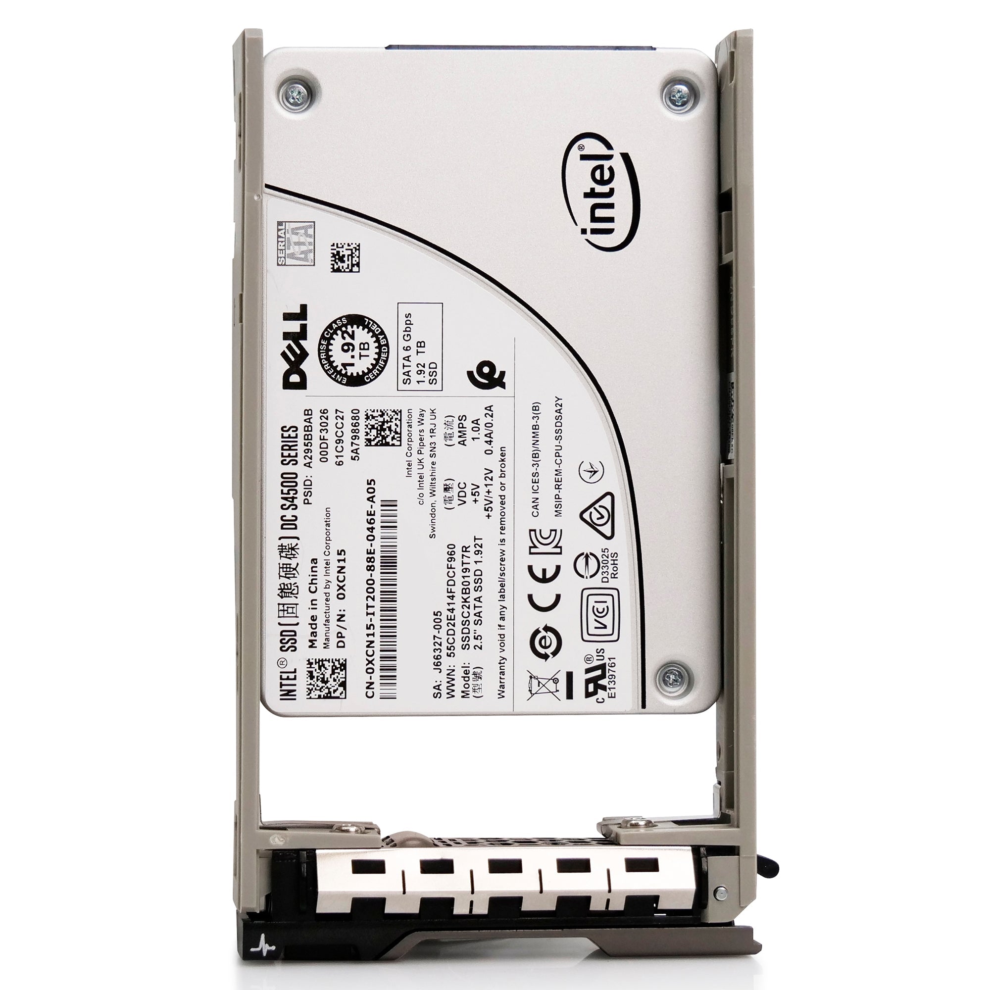 Dell G13 0XCN15 1.92TB 1.76 DWPD SATA 6Gb/s 3D TLC 2.5in Solid State Drive