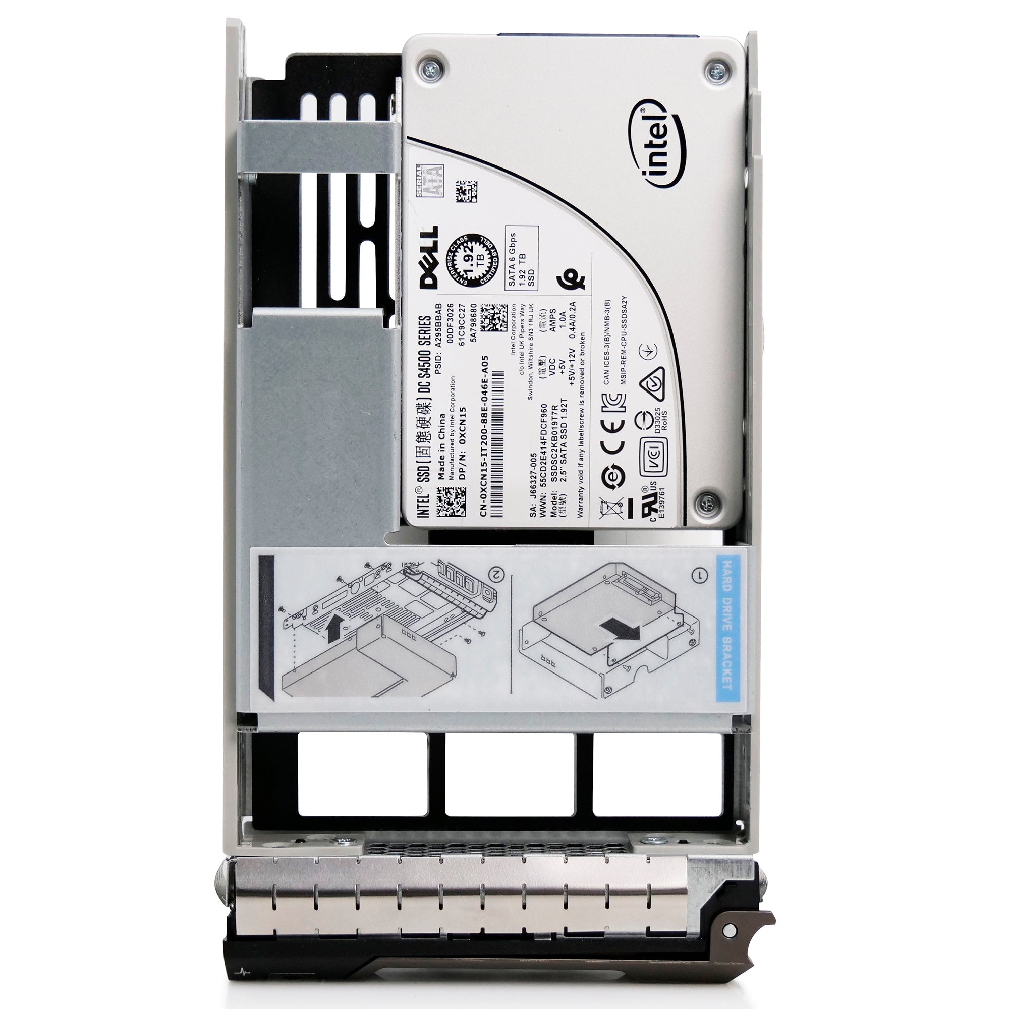 Dell G13 0XCN15 1.92TB 1.76 DWPD SATA 6Gb/s 3D TLC Hybrid 3.5in Solid State Drive