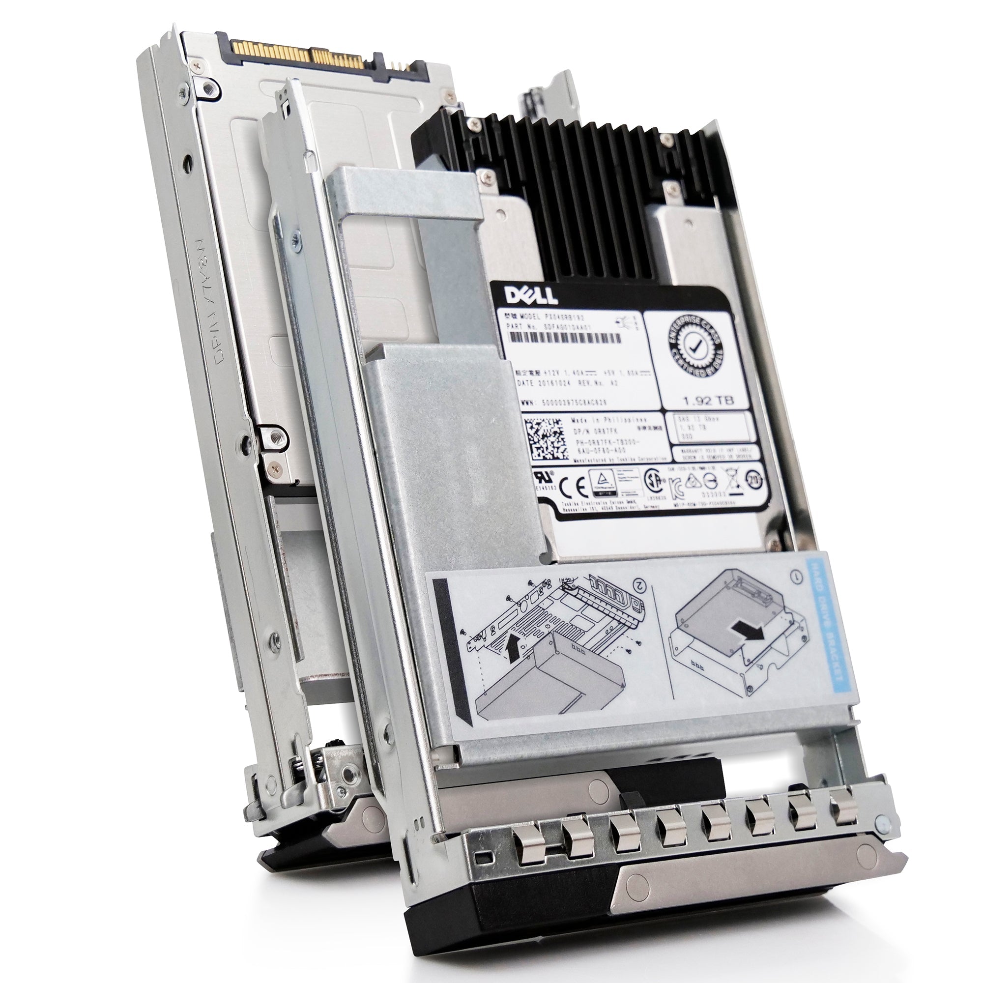 Dell G14 0R87FK 1.92TB 1 DWPD SAS-3 12Gb/s MLC Hybrid 3.5in Recertified Solid State Drive