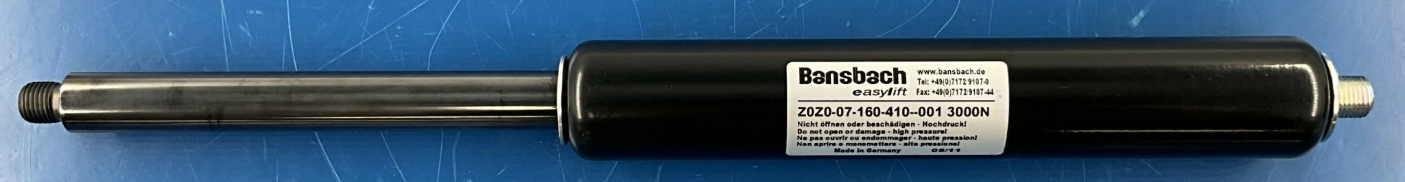 GAS SPRING SHOCK 160MM 3000N (5154719/2412202/2362540) GE