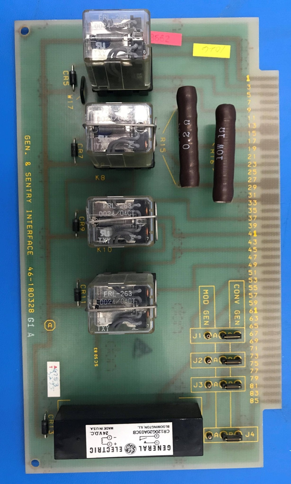 Gen & Sentry Interface (46-180328 G1 A) GE Advantx