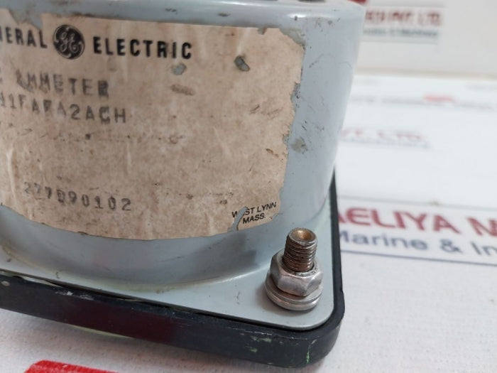 General Electric DB40 DC Ammeter, 1mA, 0-100% AC Ground Amps