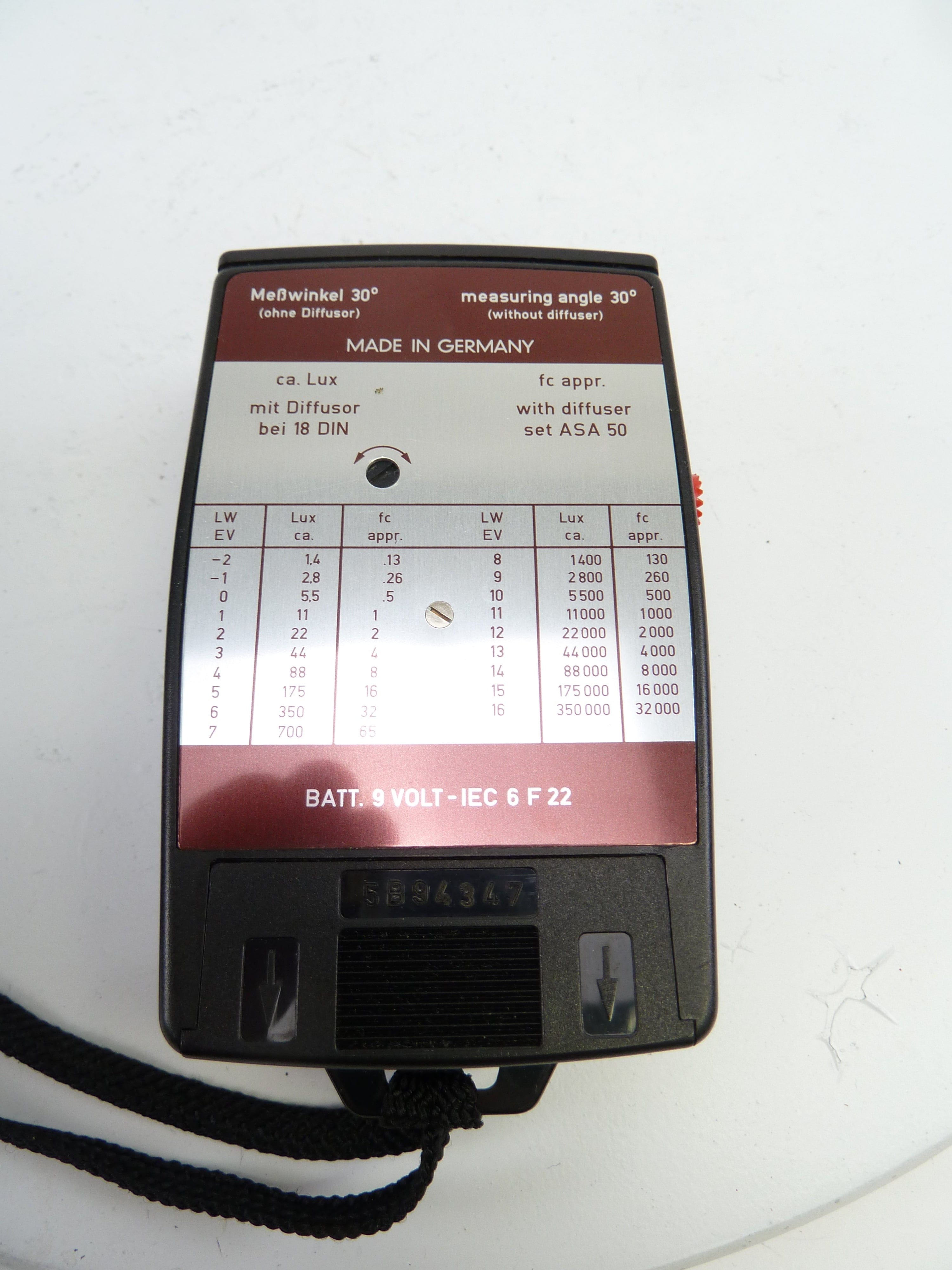 Gossen Luna-Pro F Light Meter