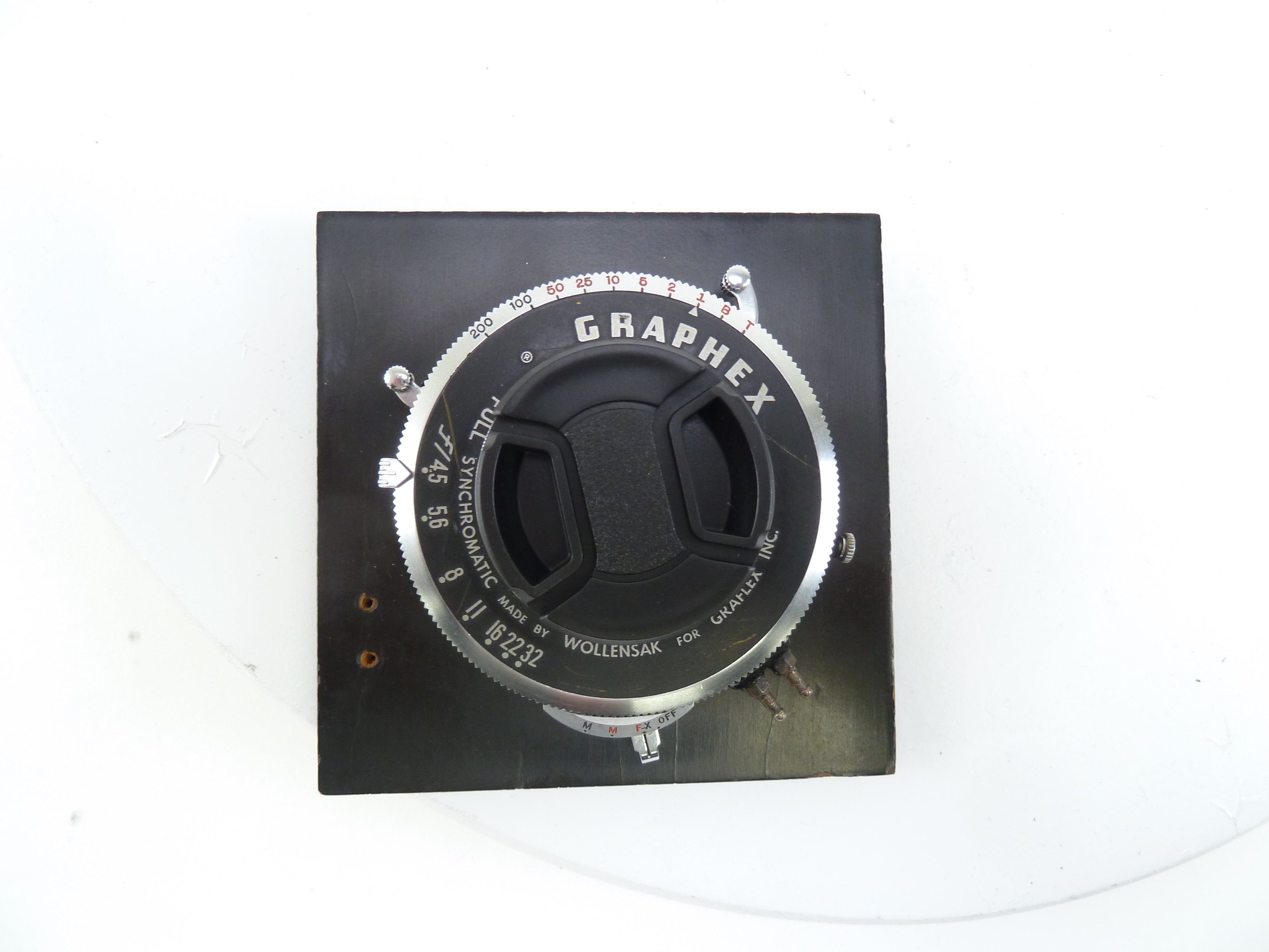 Graphex Optar 162MM F4.5 Large Format Lens with 4X4 Board