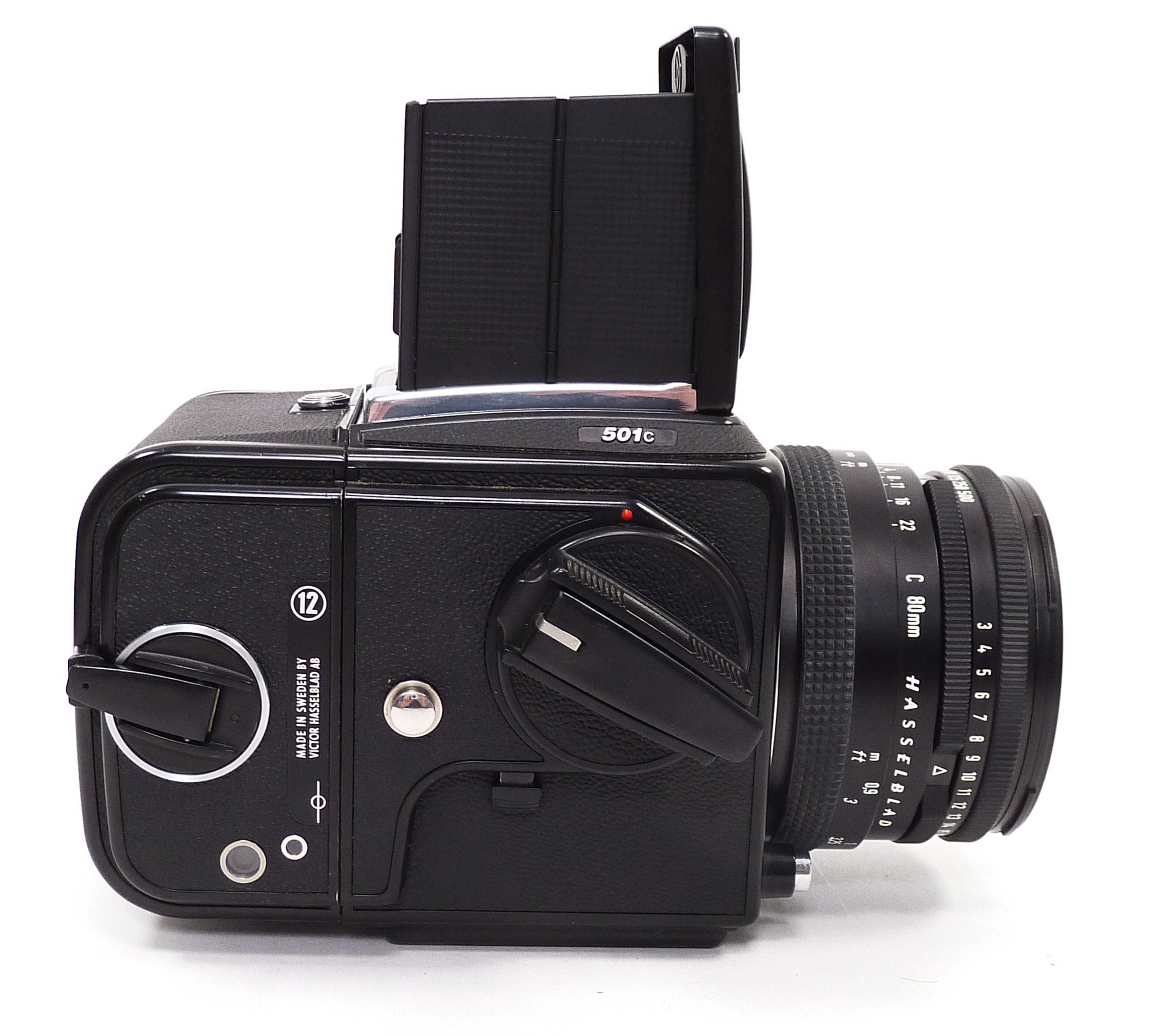 Hasselblad 501C Black with Planar 80mm f2.8 C T* Lens