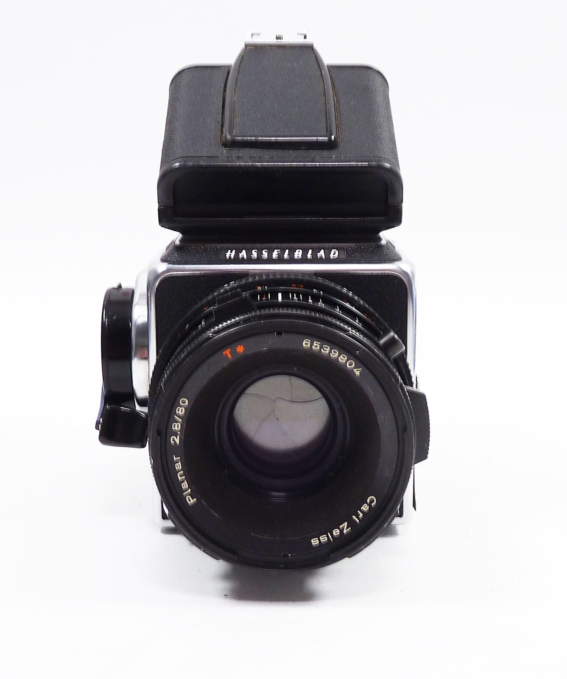 Hasselblad 503CX with 80MM F2.8 Planar T* CF lens and 120 Back and Prism Finder