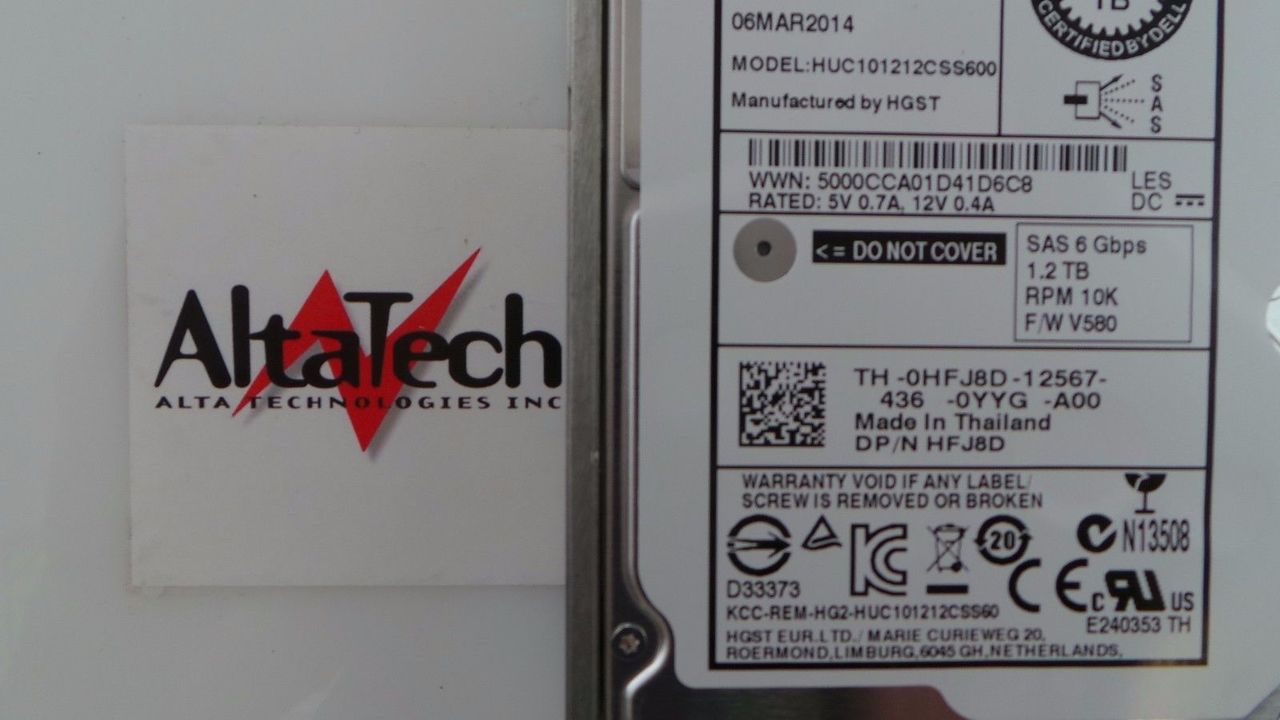 Hitachi 0B28482 EqualLogic 1.2TB 10K SAS 2.5" 6G