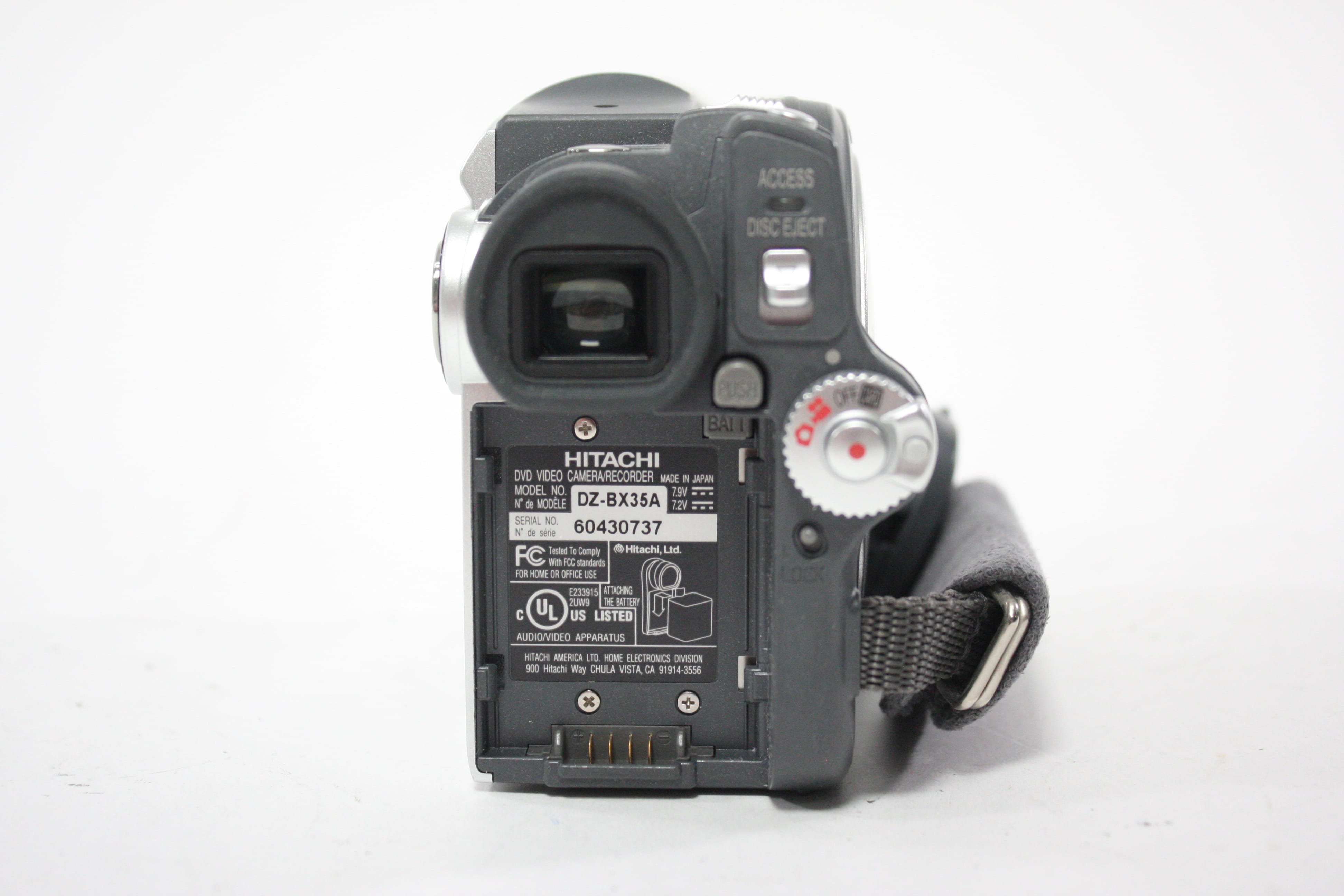 Hitachi DZ-BX35A DVD Camcorder