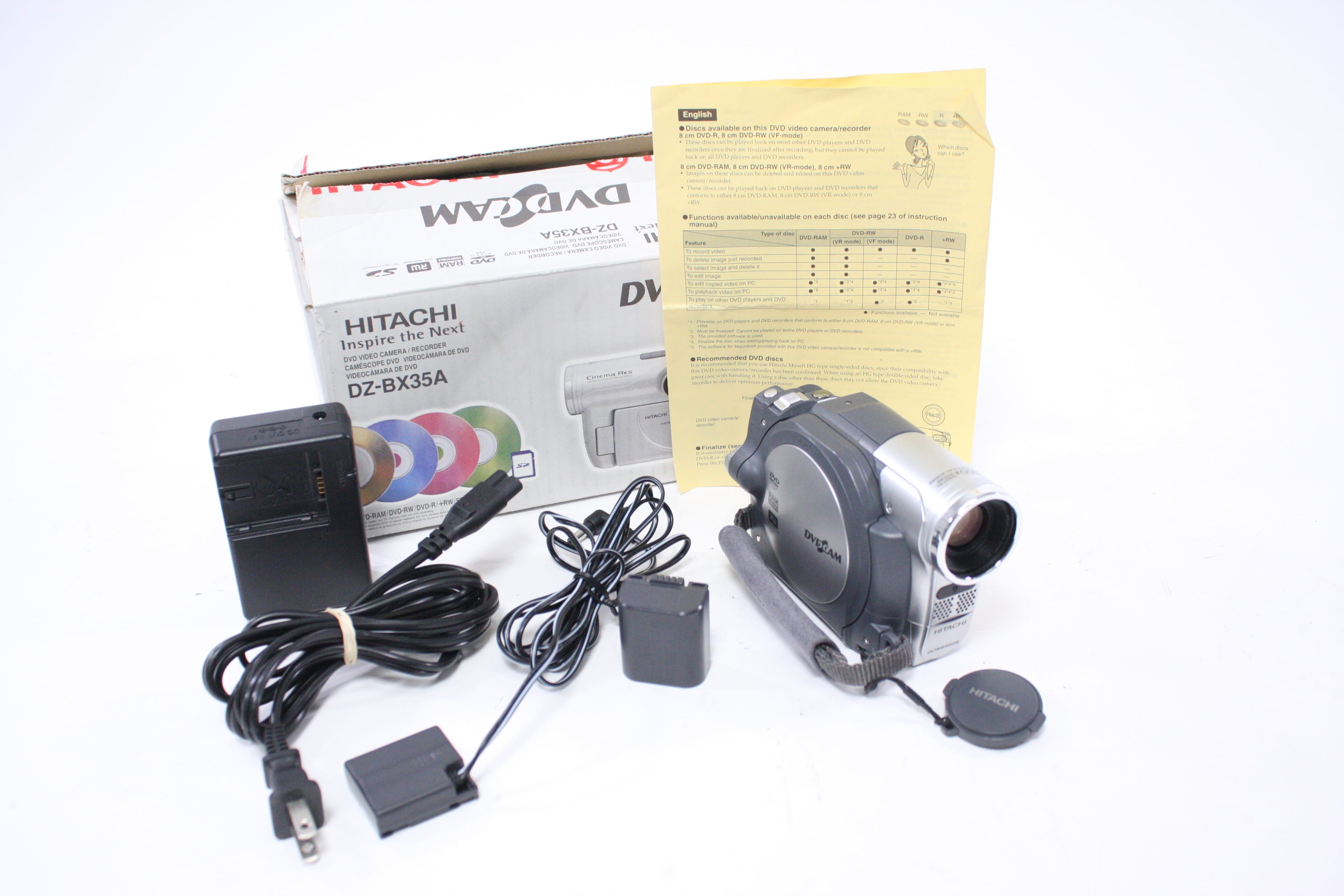 Hitachi DZ-BX35A DVD Camcorder