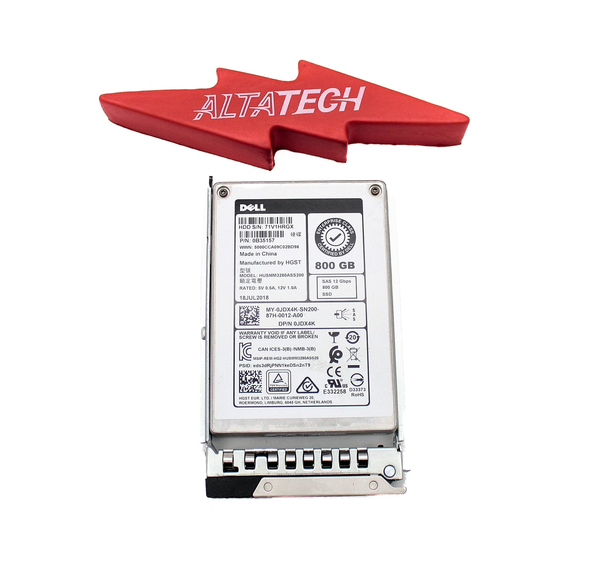 Hitachi HUSMM3280ASS200 800GB SSD SAS 2.512G WI