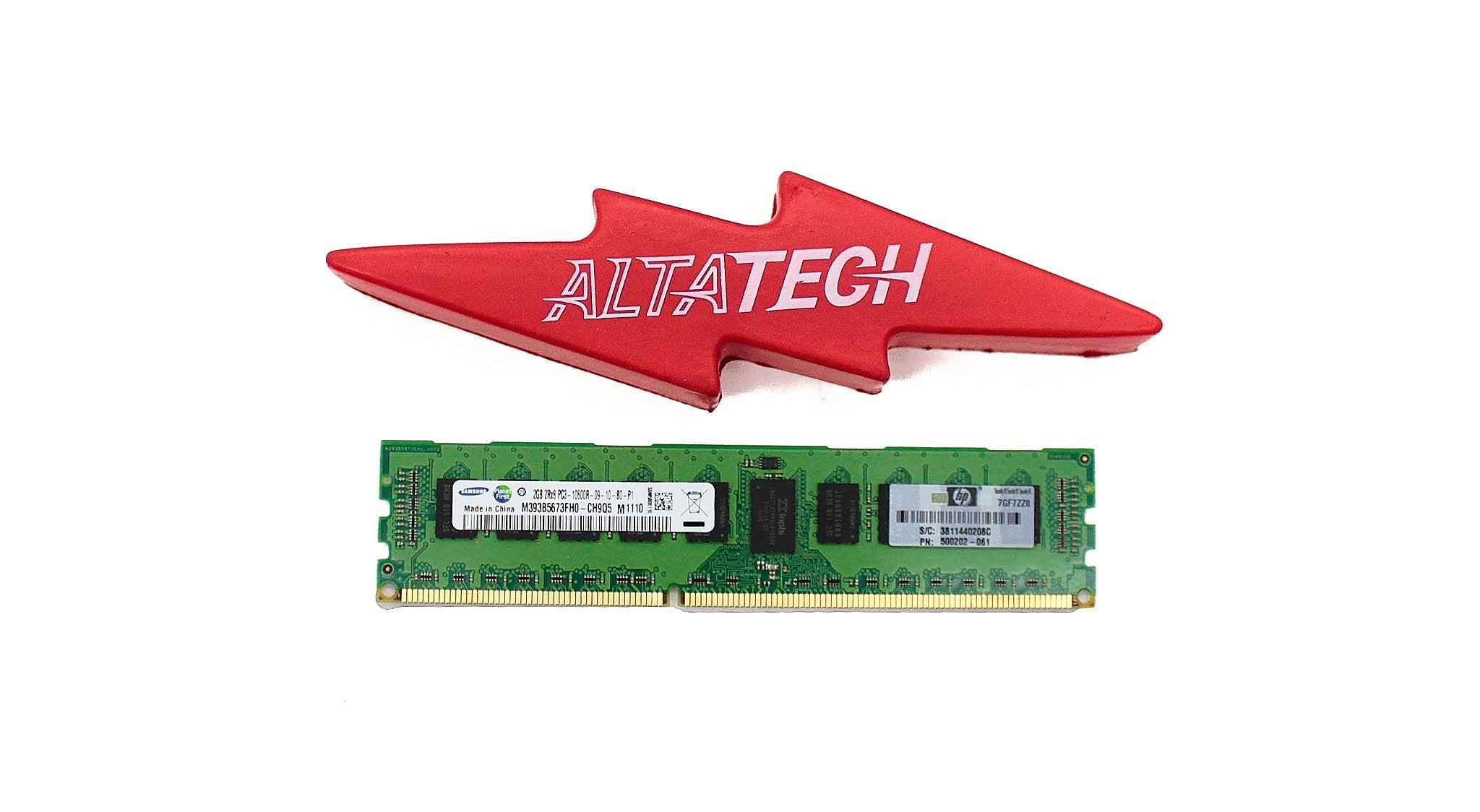 HP 500202-001 2GB PC3-10600R DDR3-1333 2RX8 ECC