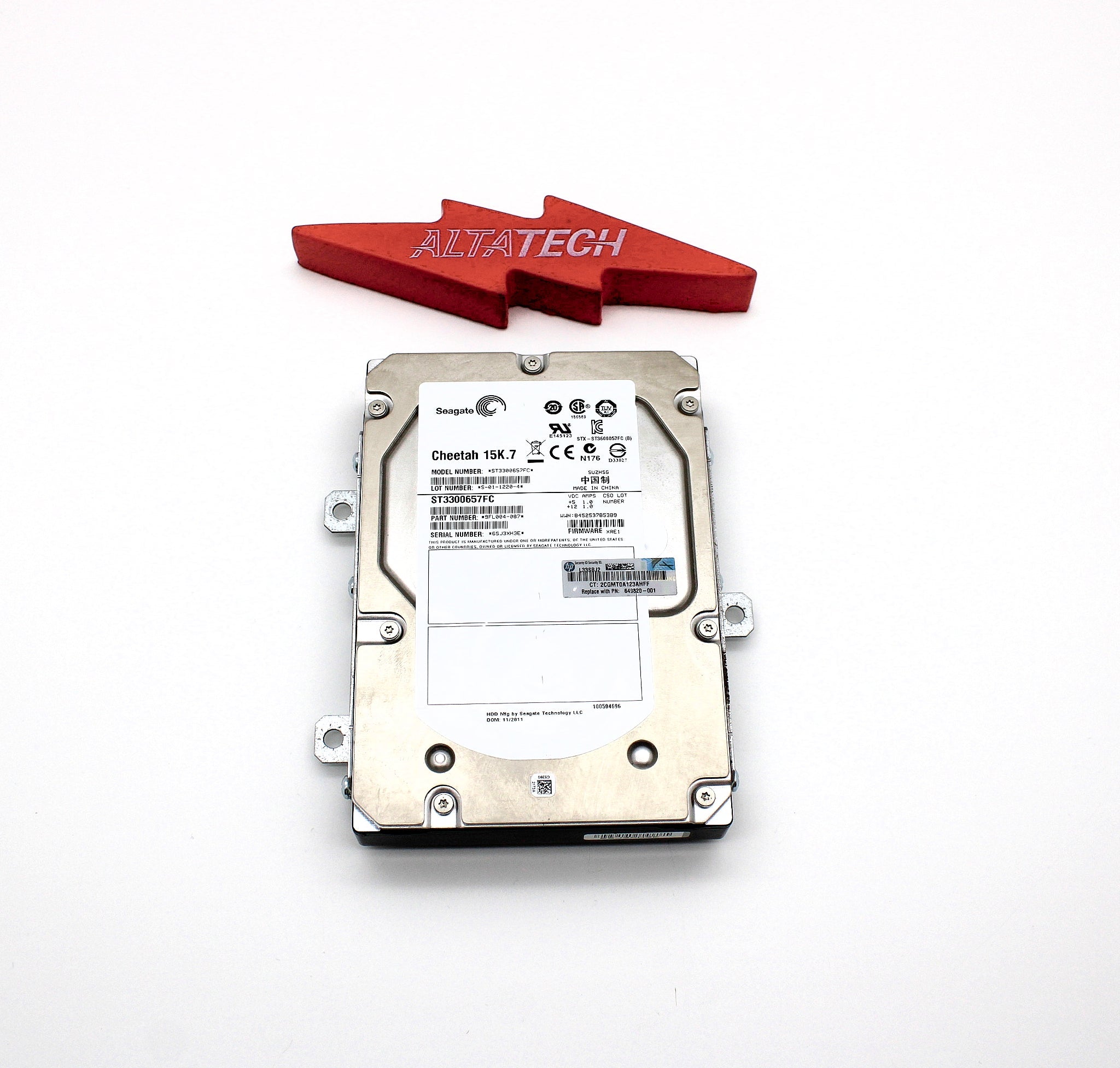 HP 649820-001 3Par 300GB 15K FC 4Gb/s 16MB 3.5in HDD