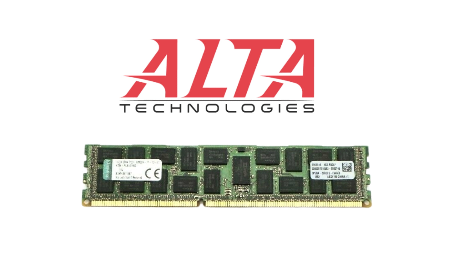 HP 687465-001 16GB PC3-12800R DDR3-1600 2RX4 ECC