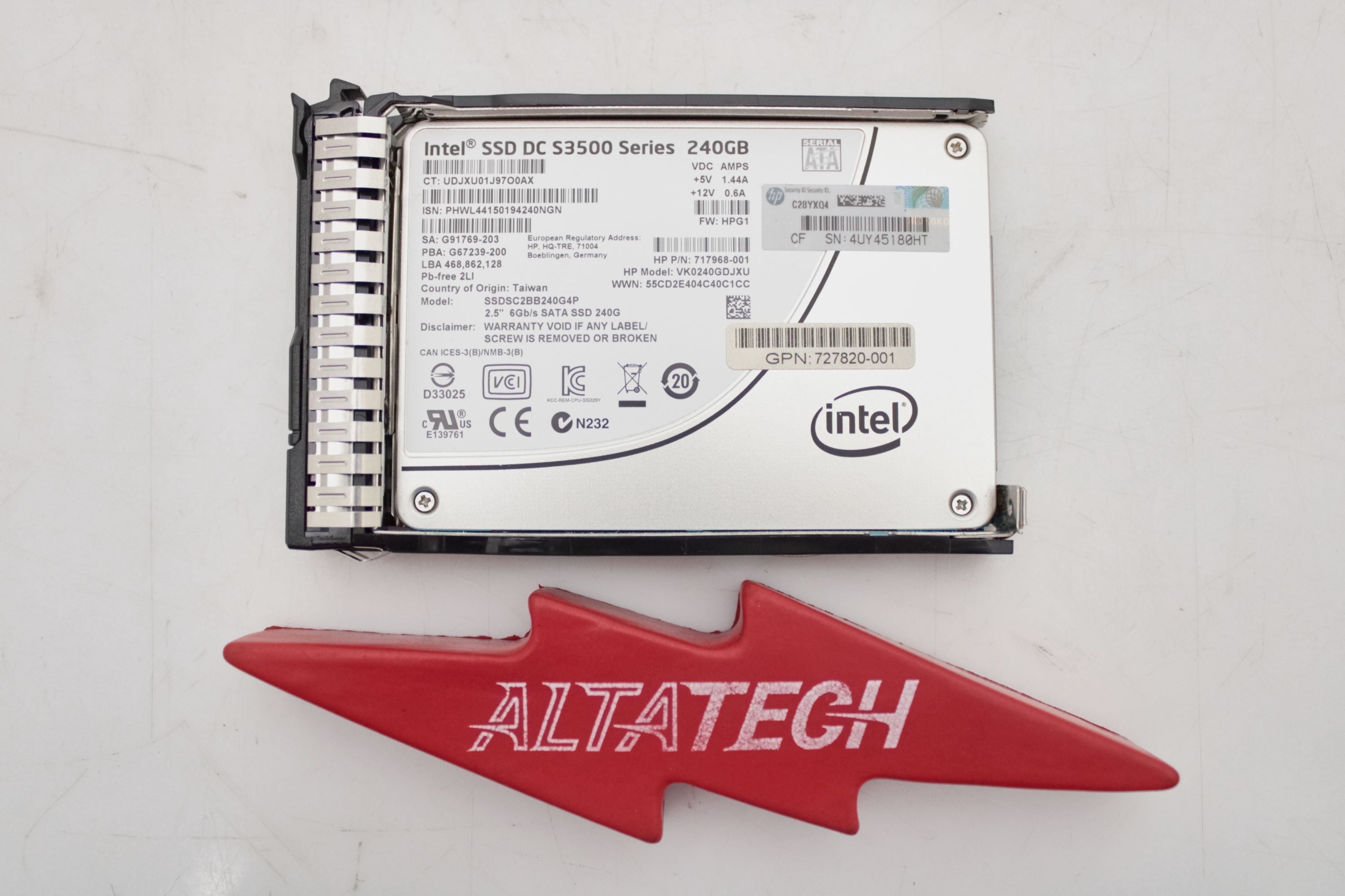 HP 718137-001 240GB 6G VE SC SFF SATA SSD HDD