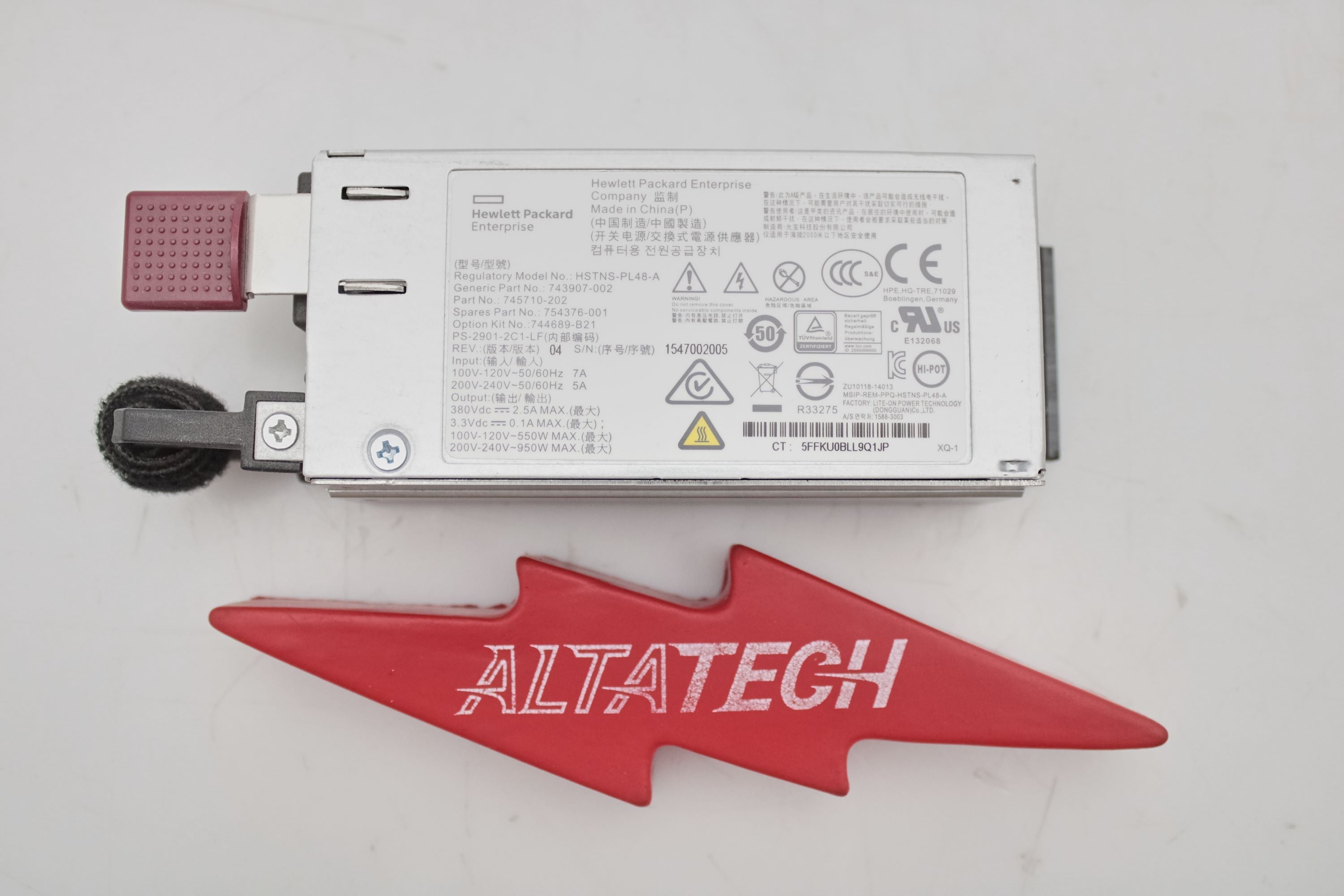 HP 754376-001 POWER SUPPLY 950W - HOT-PLUG 1U