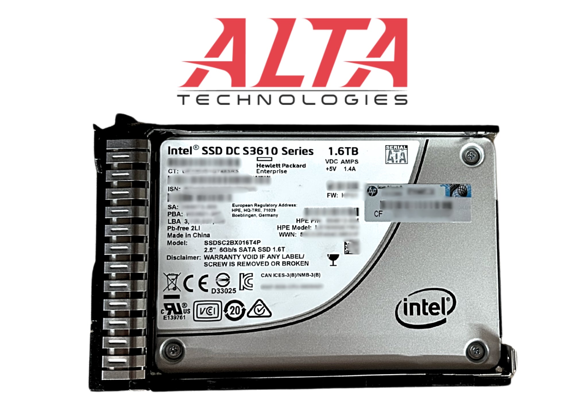 HP 805383-001 1.6TB SATA 6G MU-2 SFF SC SSD