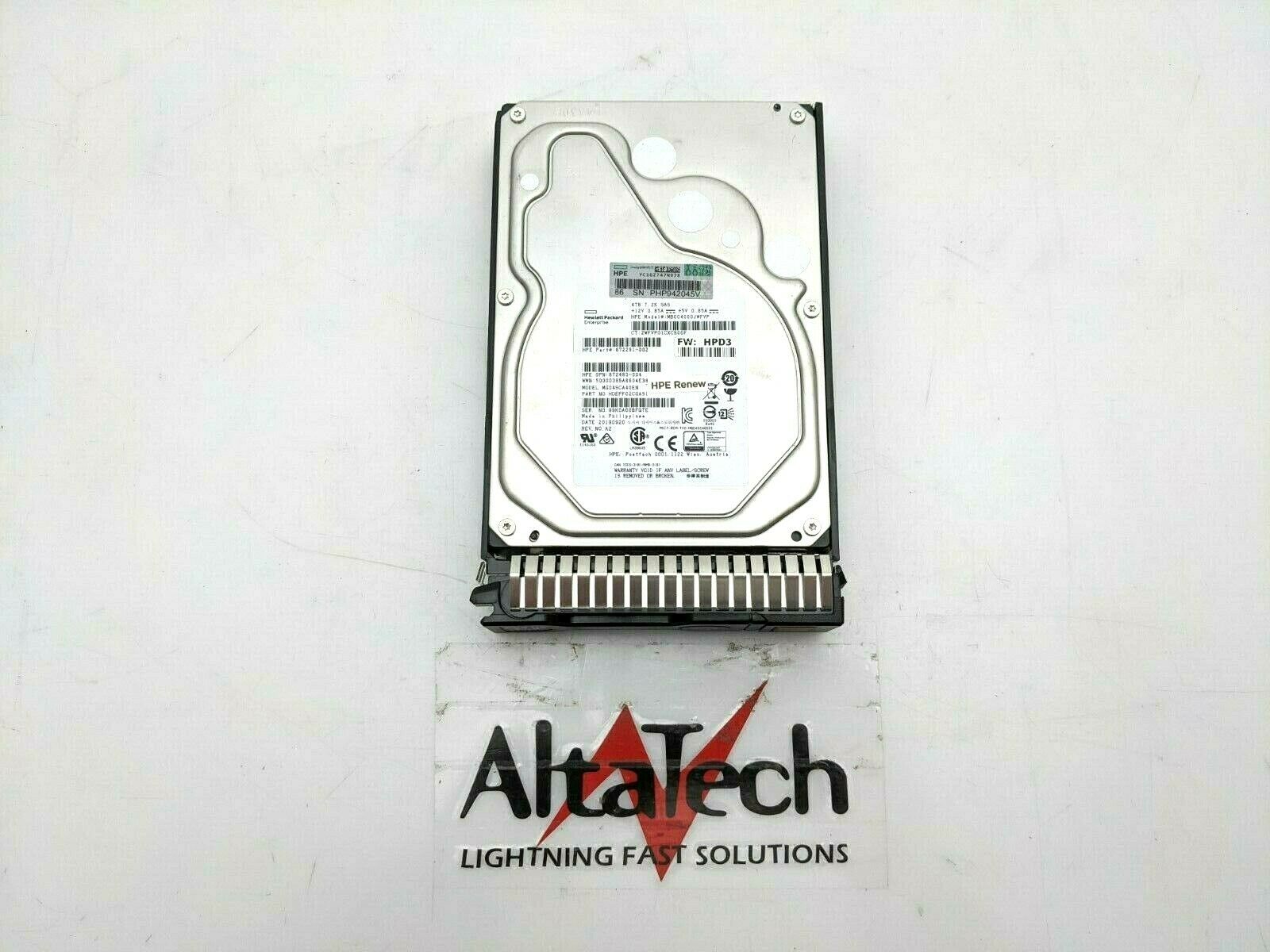 HP 872487-B21 4TB 7.2K SC LFF 3.5" SAS 12G