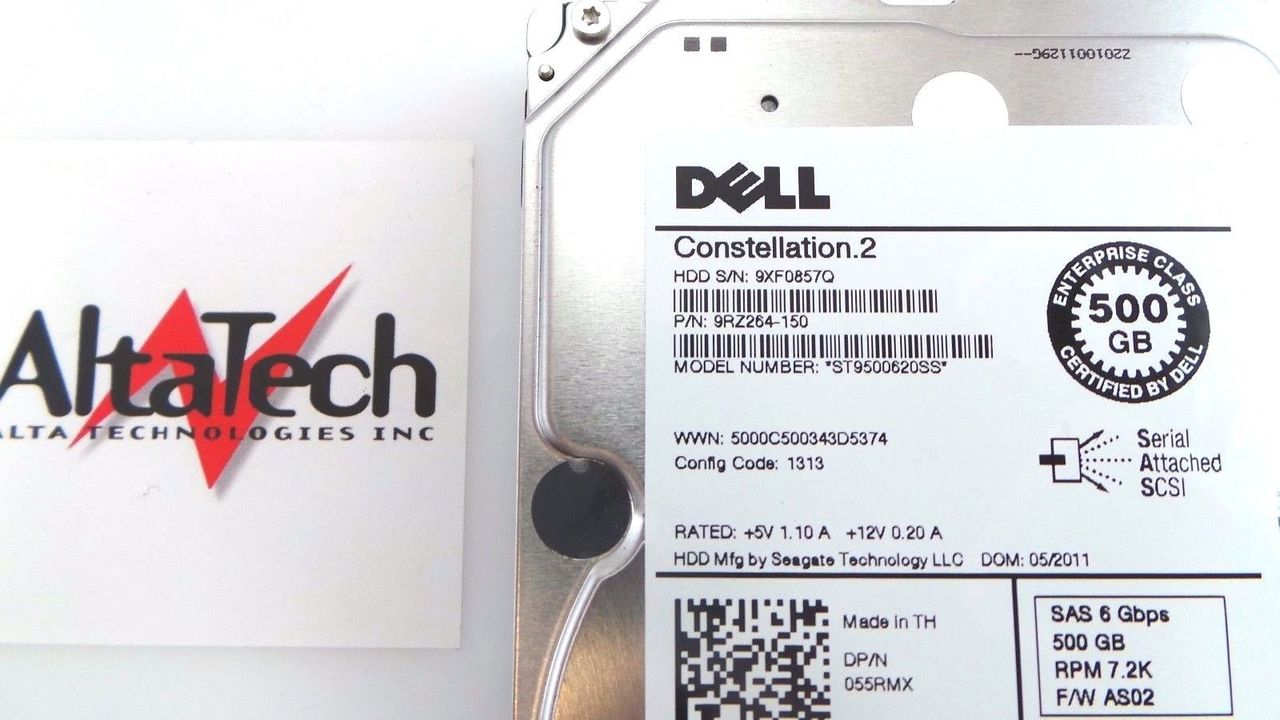 Dell 9RZ264-150 500GB 7.2K SAS 2.5" 6G EP