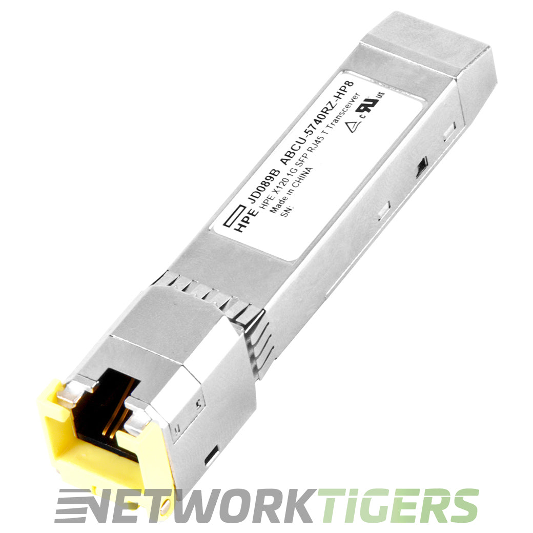 HPE JD089-61201 JD089B 1GB BASE-T RJ45 SFP Transceiver