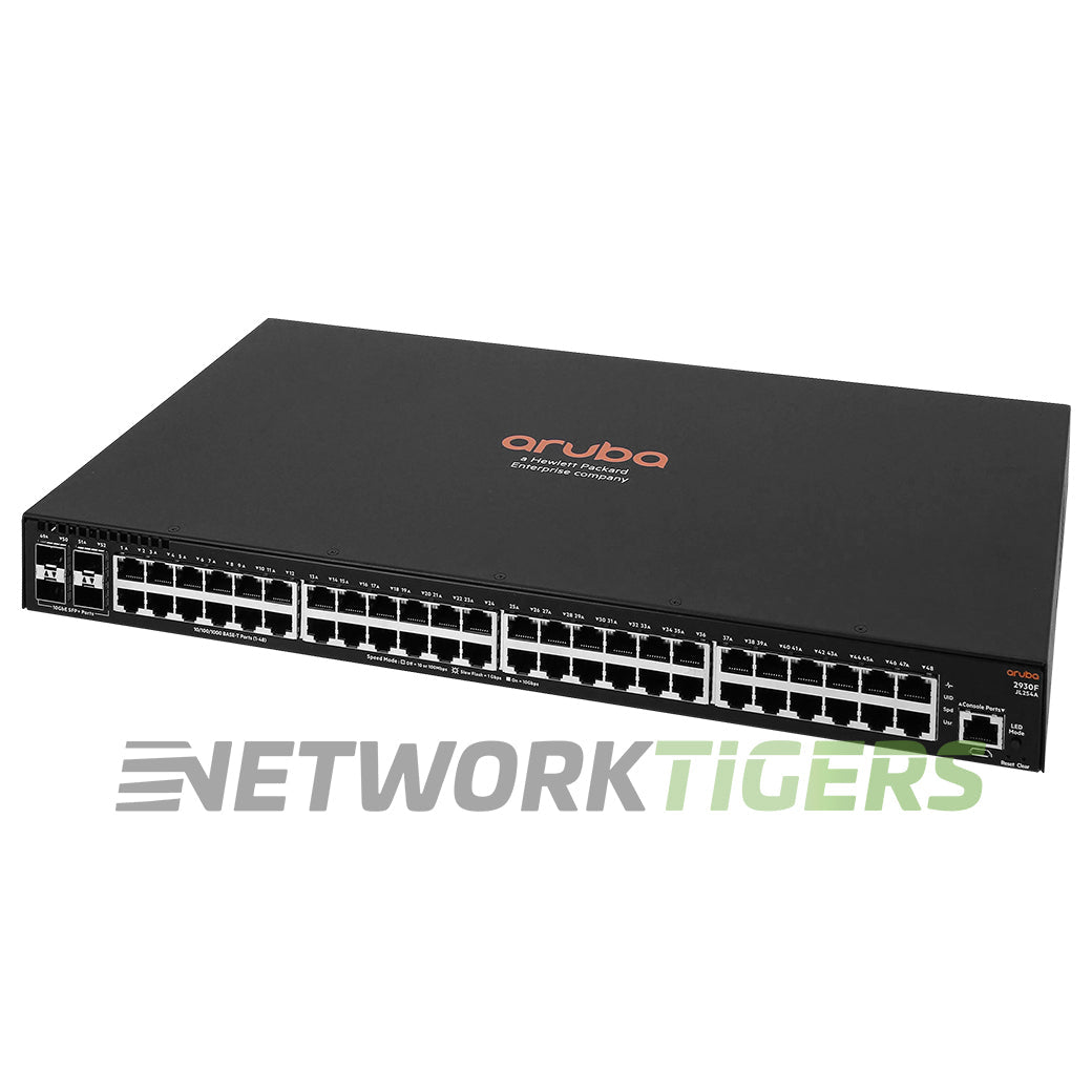 HPE Aruba JL254A 2930F Series 48x 1GB RJ45 4x 10GB SFP+ Switch