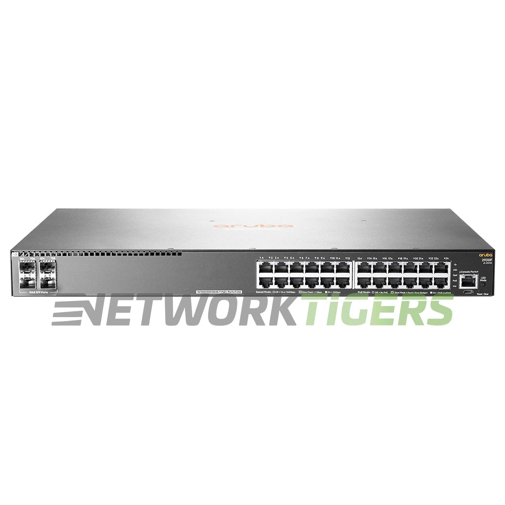 HPE Aruba JL261A 2930F+ Series 24x 1GB PoE RJ45 4x 1GB SFP Switch